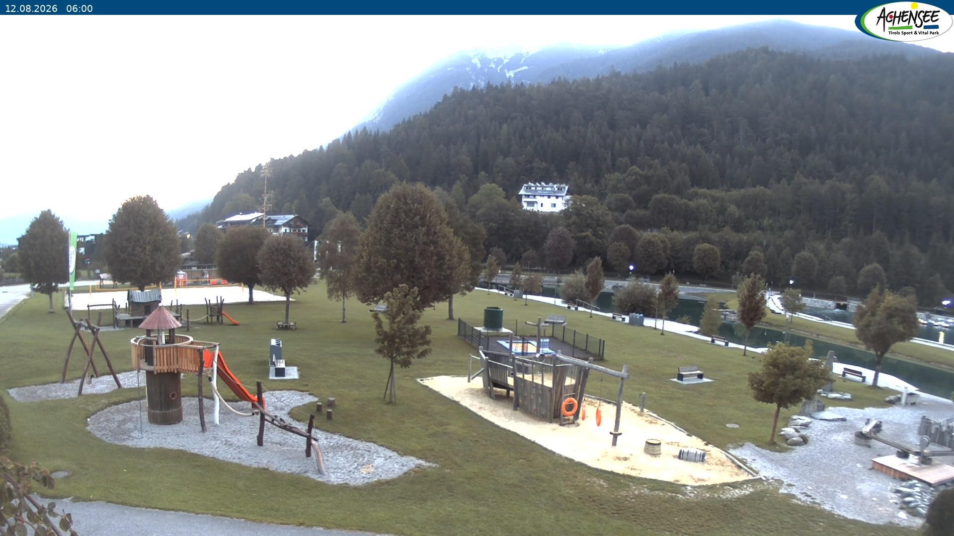 Archiv Foto Webcam Achensee - Badestrand in Achenkirch