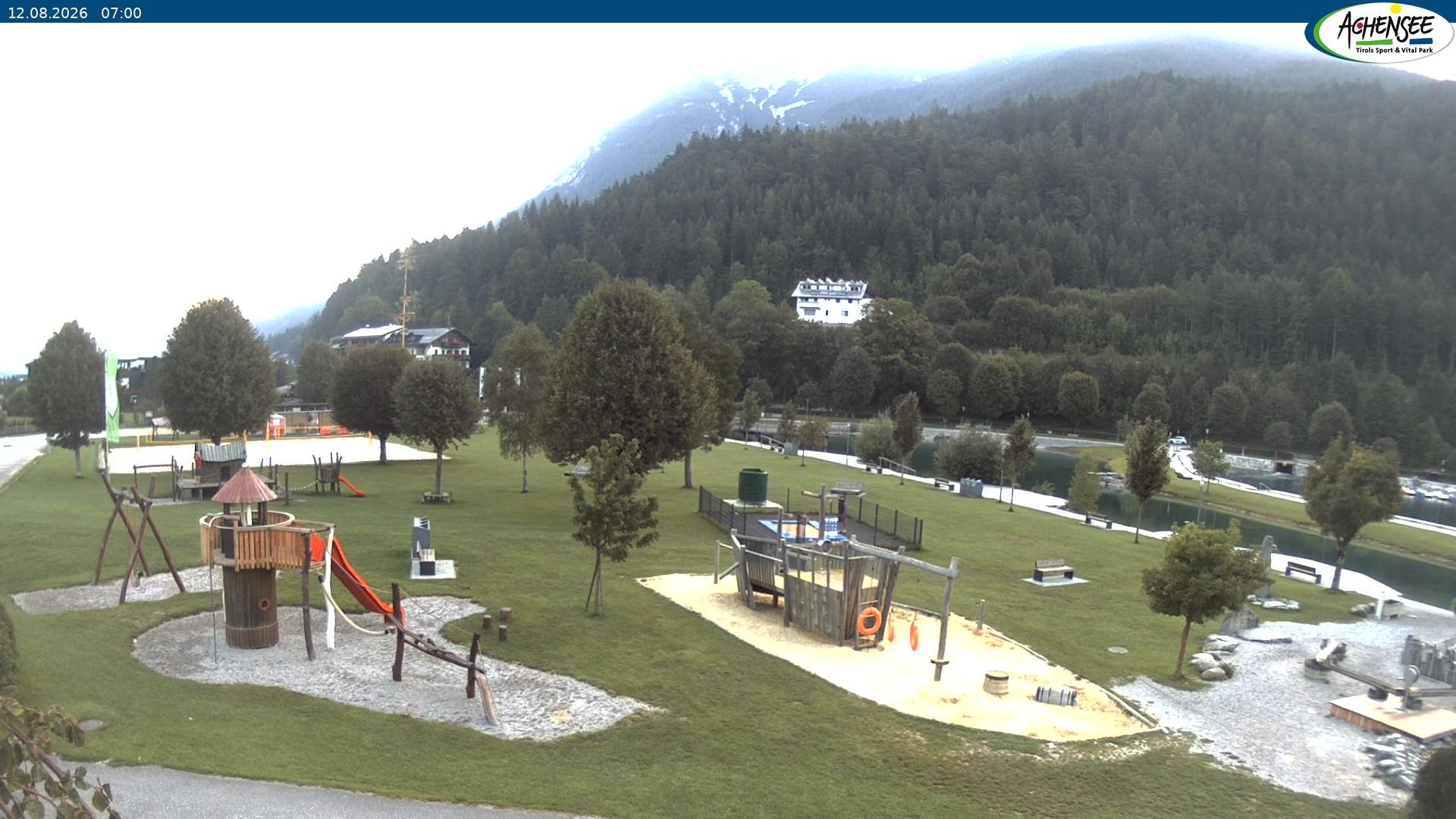 Archiv Foto Webcam Achensee - Badestrand in Achenkirch
