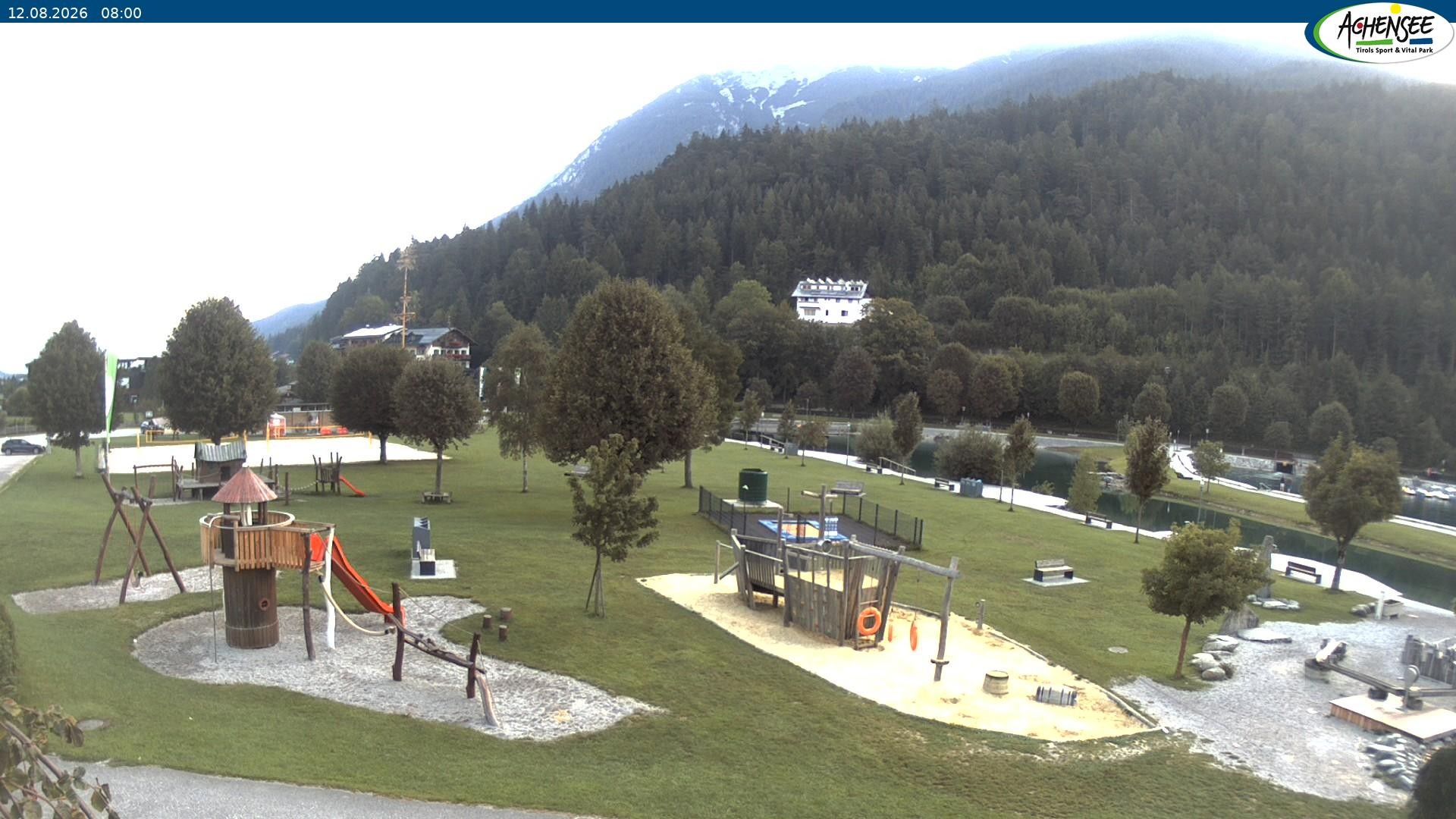 Archiv Foto Webcam Achensee - Badestrand in Achenkirch
