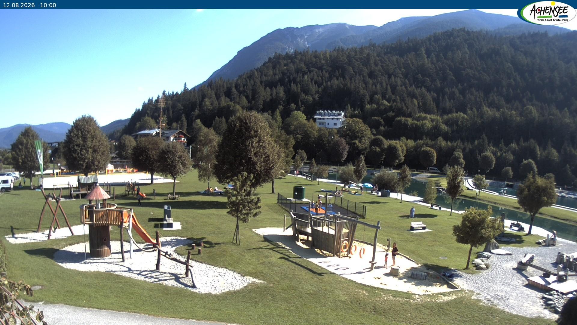 Archiv Foto Webcam Achensee - Badestrand in Achenkirch