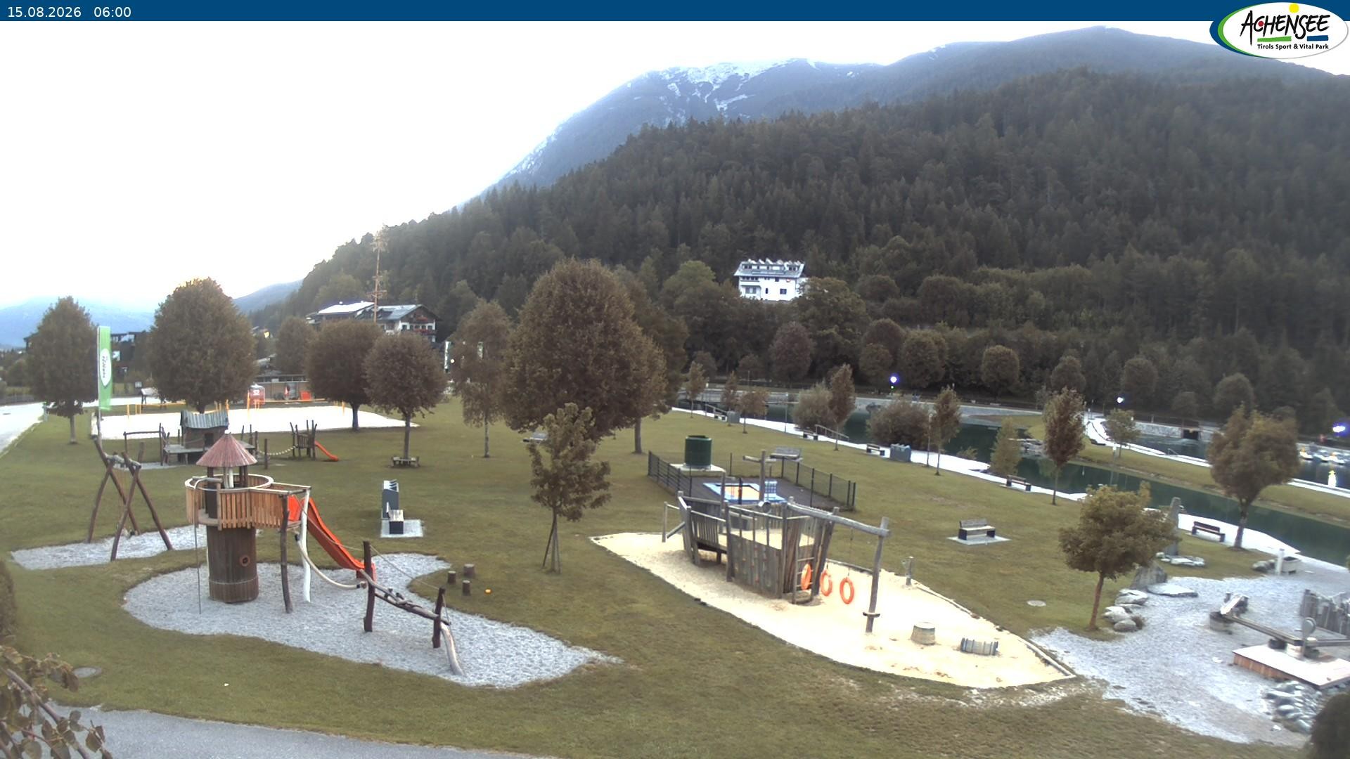 Archiv Foto Webcam Achensee - Badestrand in Achenkirch