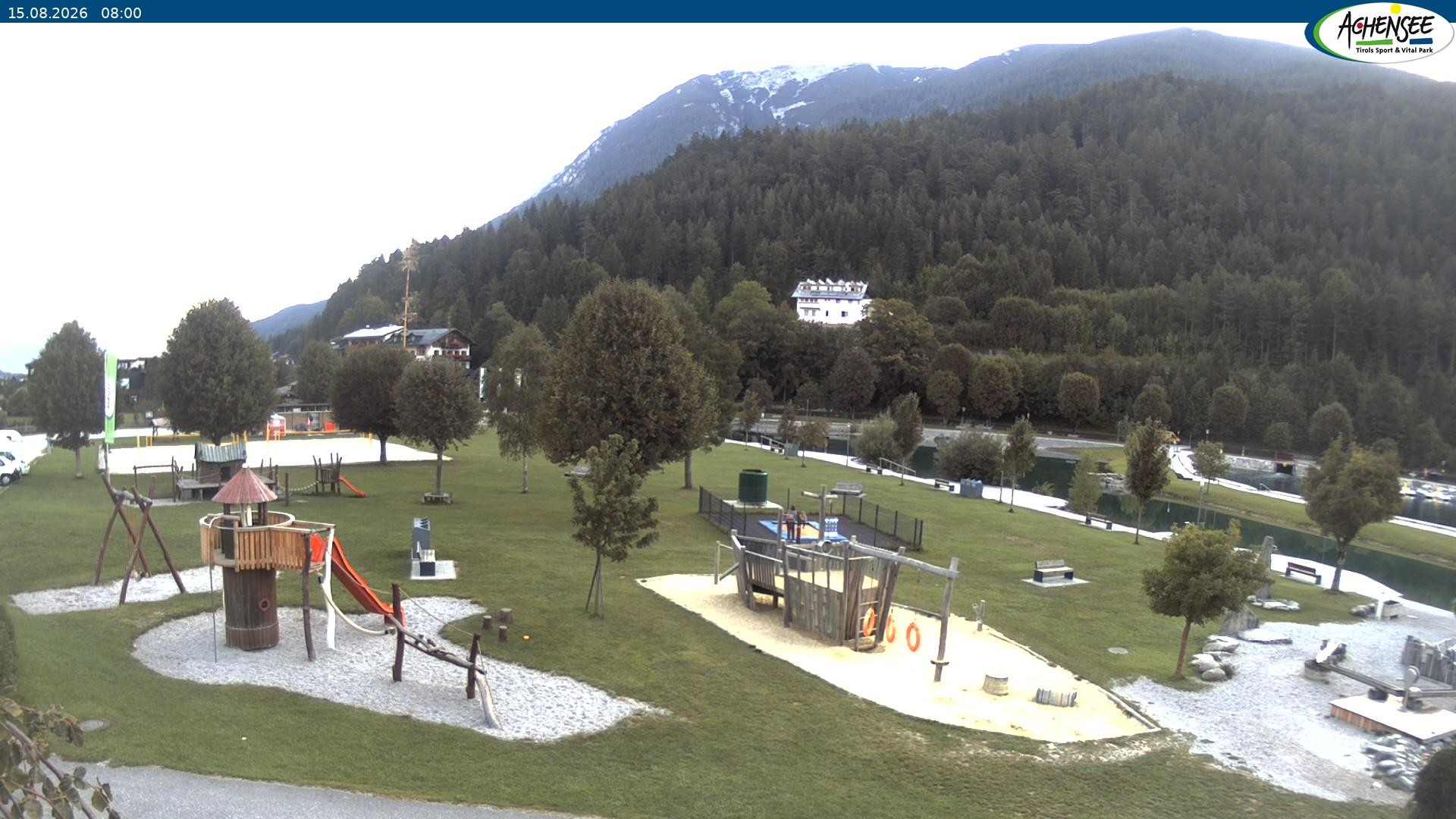 Archiv Foto Webcam Achensee - Badestrand in Achenkirch