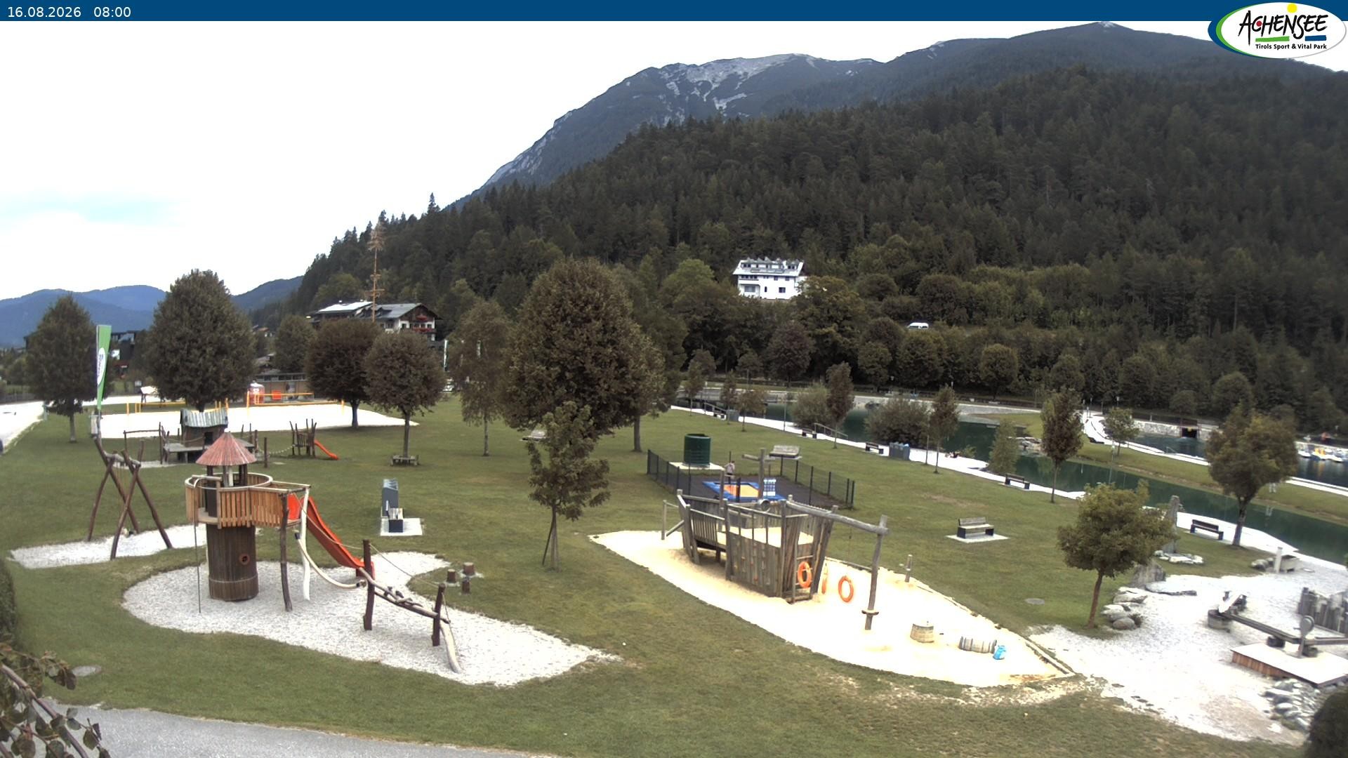 Archiv Foto Webcam Achensee - Badestrand in Achenkirch