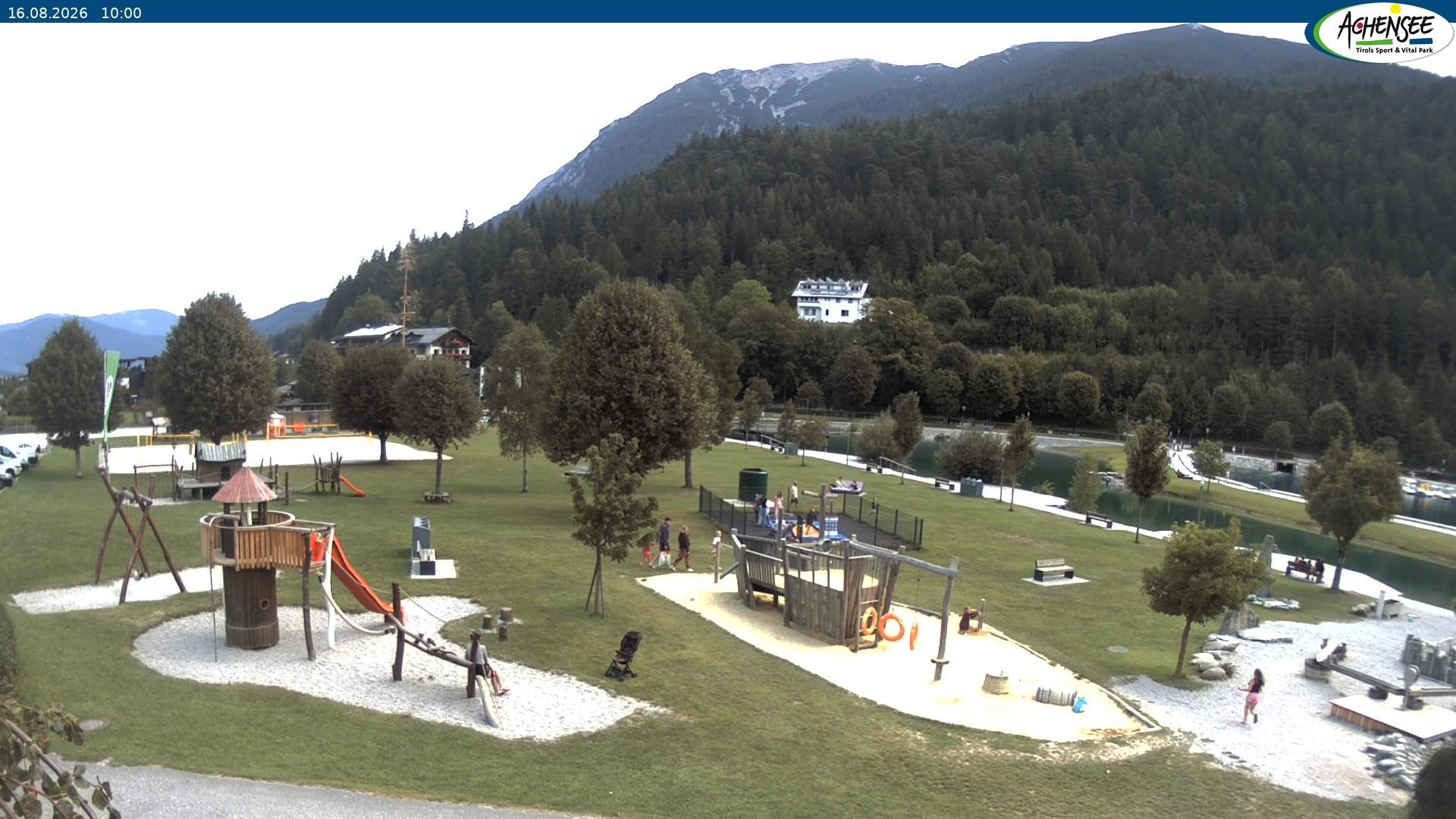Archiv Foto Webcam Achensee - Badestrand in Achenkirch