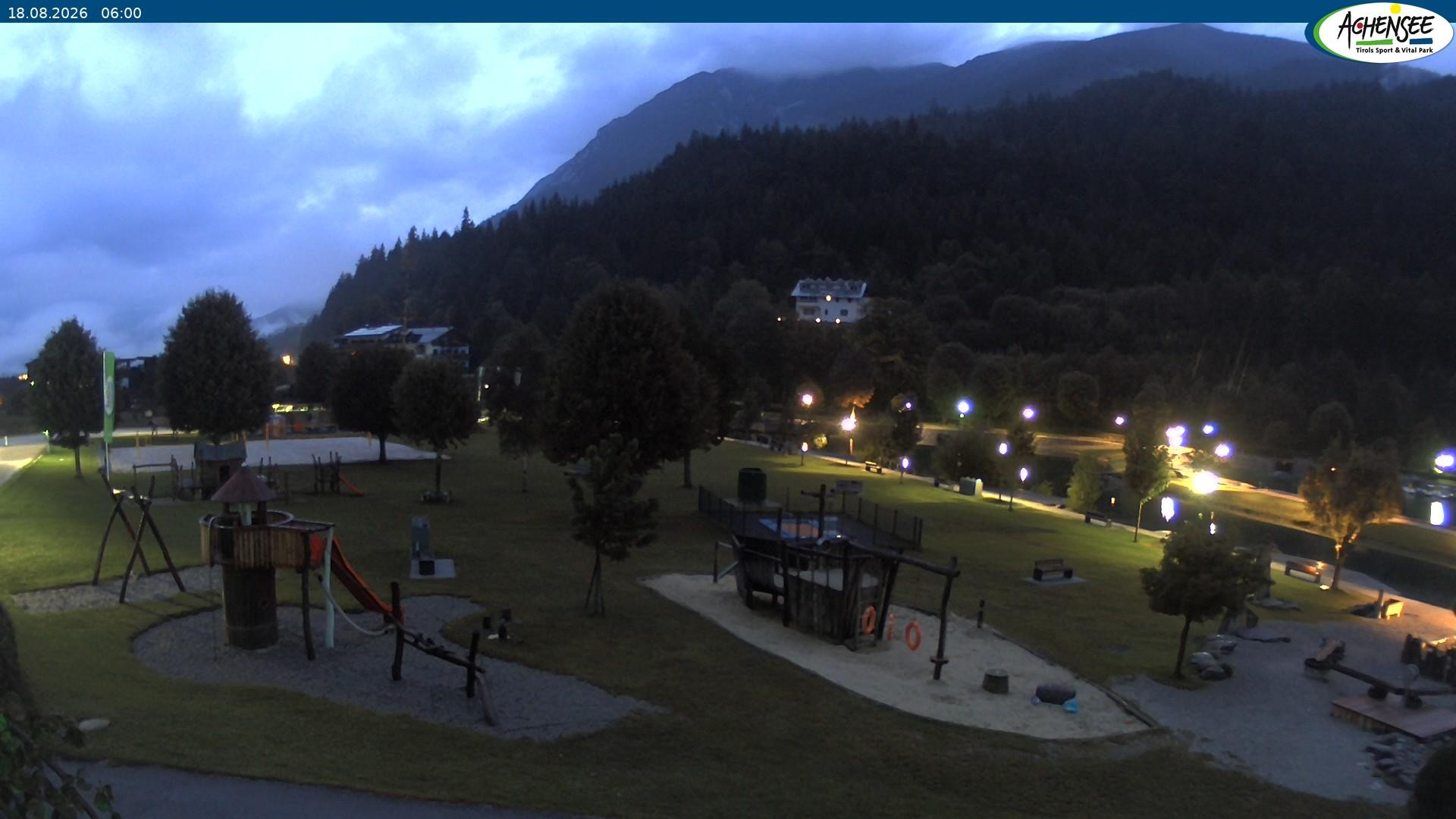 Archiv Foto Webcam Achensee - Badestrand in Achenkirch