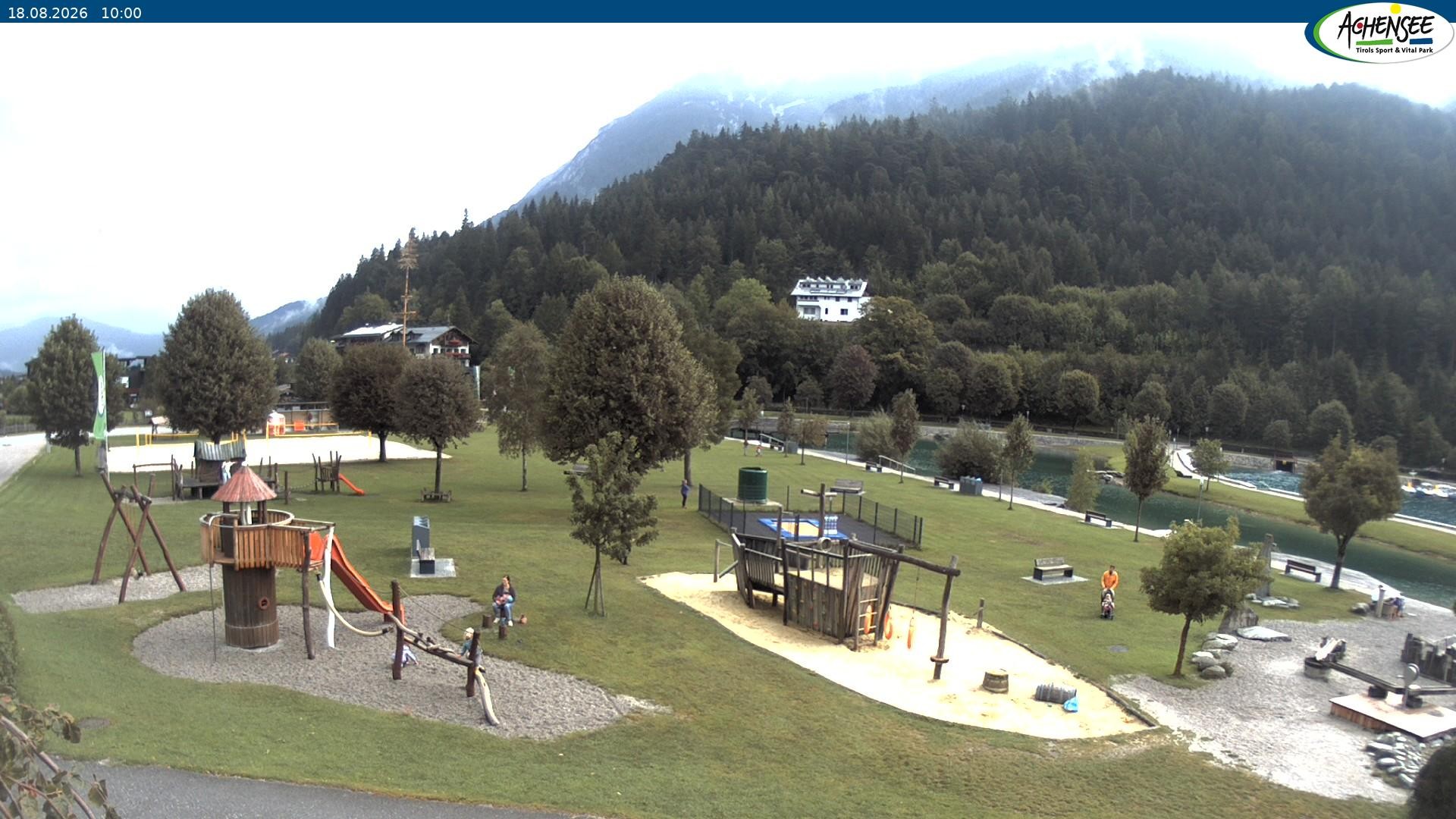 Archiv Foto Webcam Achensee - Badestrand in Achenkirch