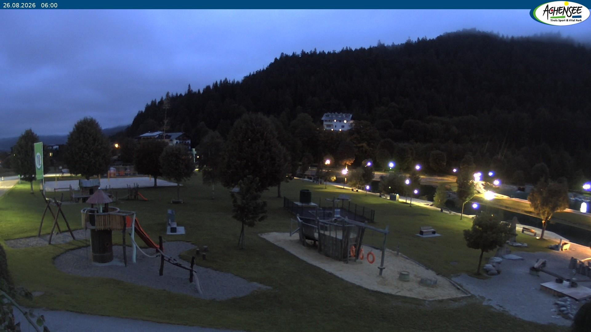 Archiv Foto Webcam Achensee - Badestrand in Achenkirch
