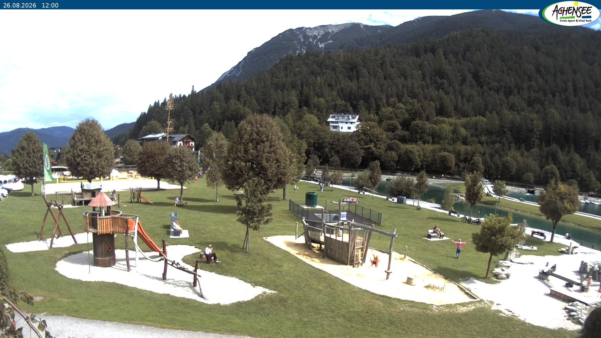 Archiv Foto Webcam Achensee - Badestrand in Achenkirch