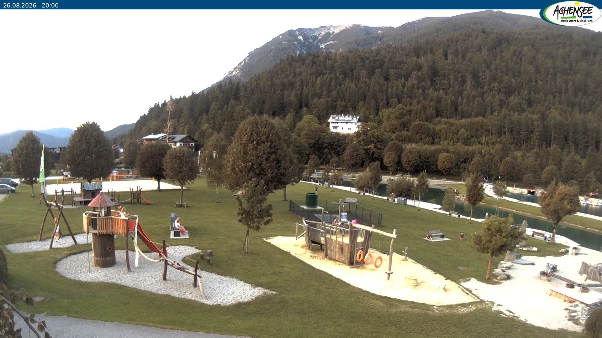 Archiv Foto Webcam Achensee - Badestrand in Achenkirch