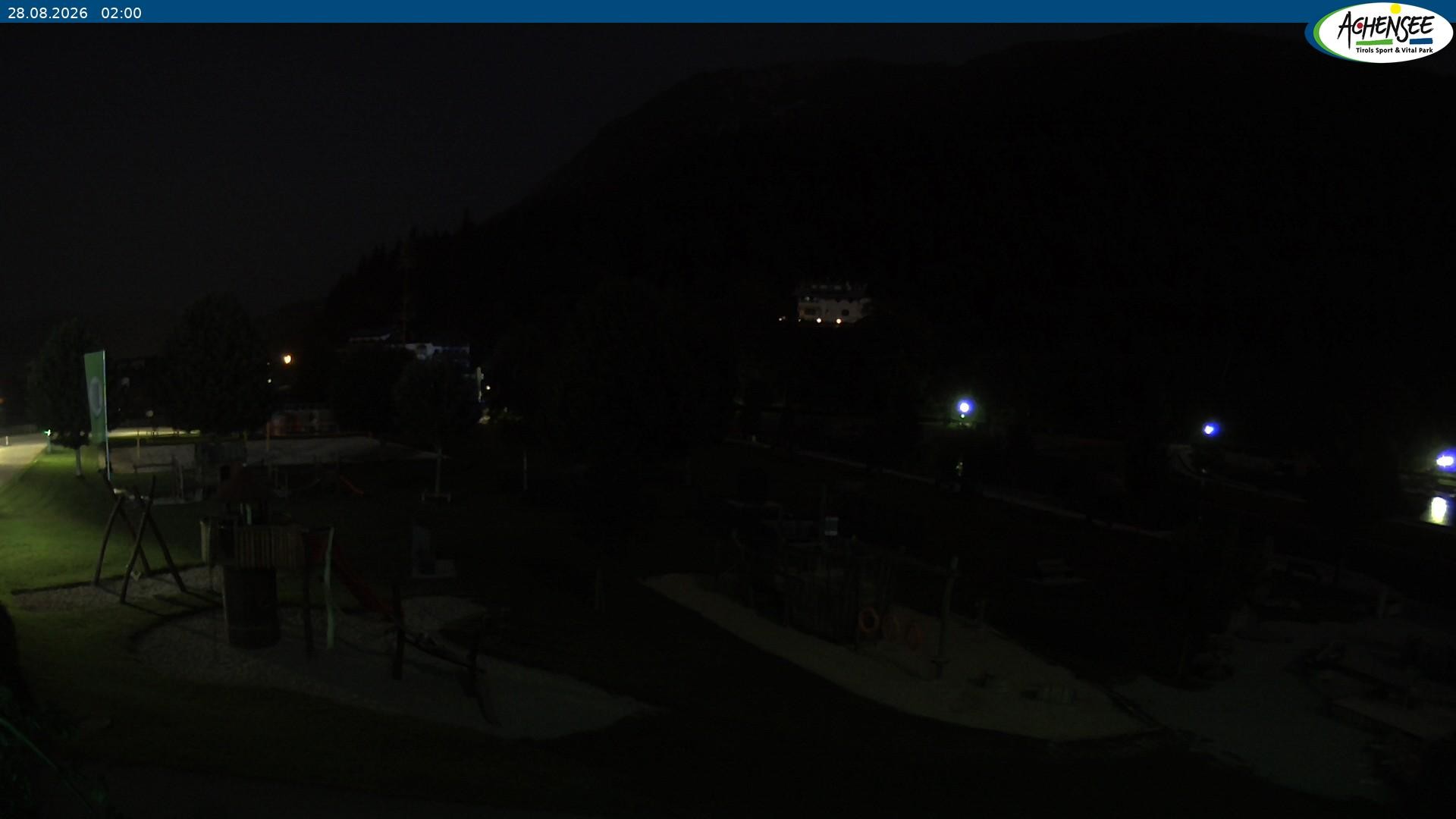 Archived image Webcam Lake Achensee - beach in Achenkirch