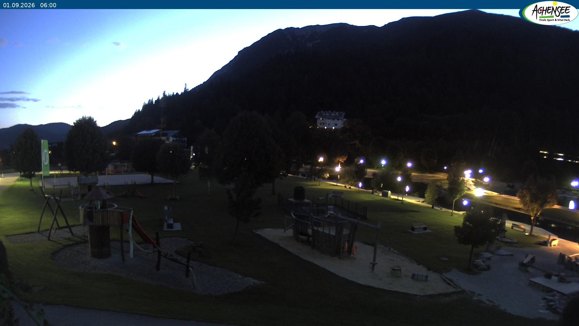 Archiv Foto Webcam Achensee - Badestrand in Achenkirch