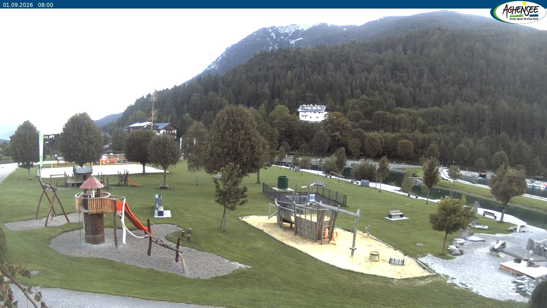Archiv Foto Webcam Achensee - Badestrand in Achenkirch
