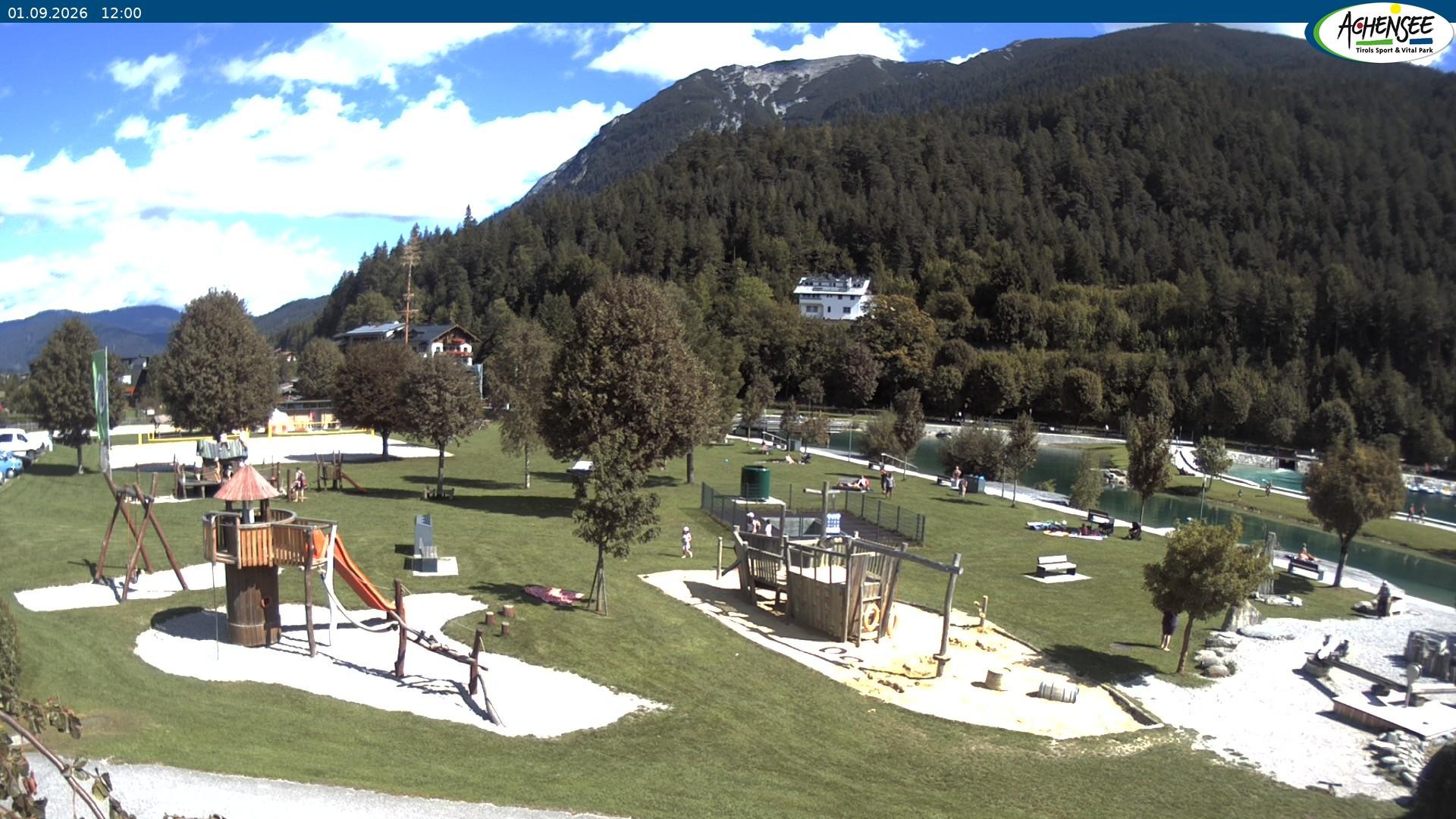Archiv Foto Webcam Achensee - Badestrand in Achenkirch
