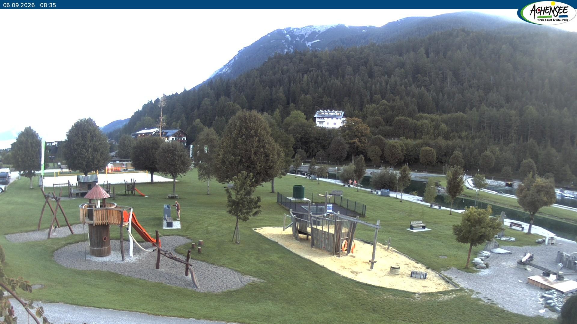 Archiv Foto Webcam Achensee - Badestrand in Achenkirch