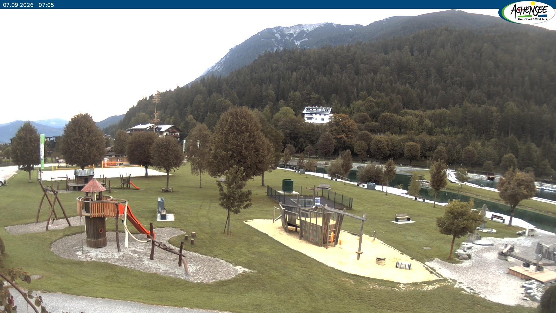Archiv Foto Webcam Achensee - Badestrand in Achenkirch