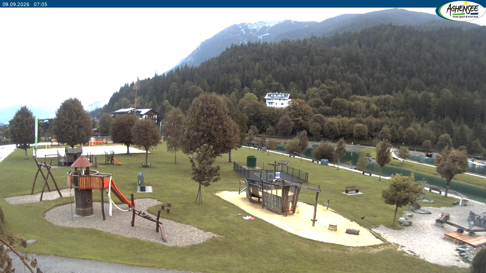Archiv Foto Webcam Achensee - Badestrand in Achenkirch