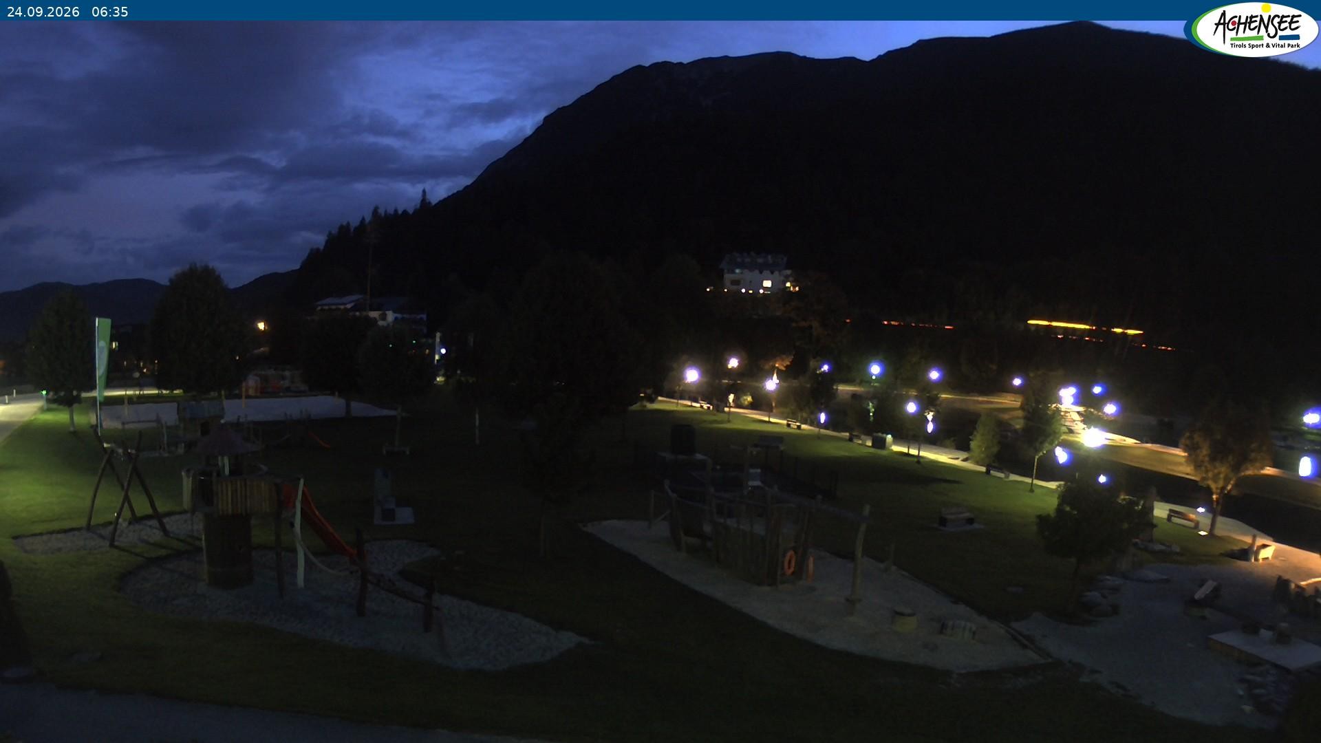 Archiv Foto Webcam Achensee - Badestrand in Achenkirch
