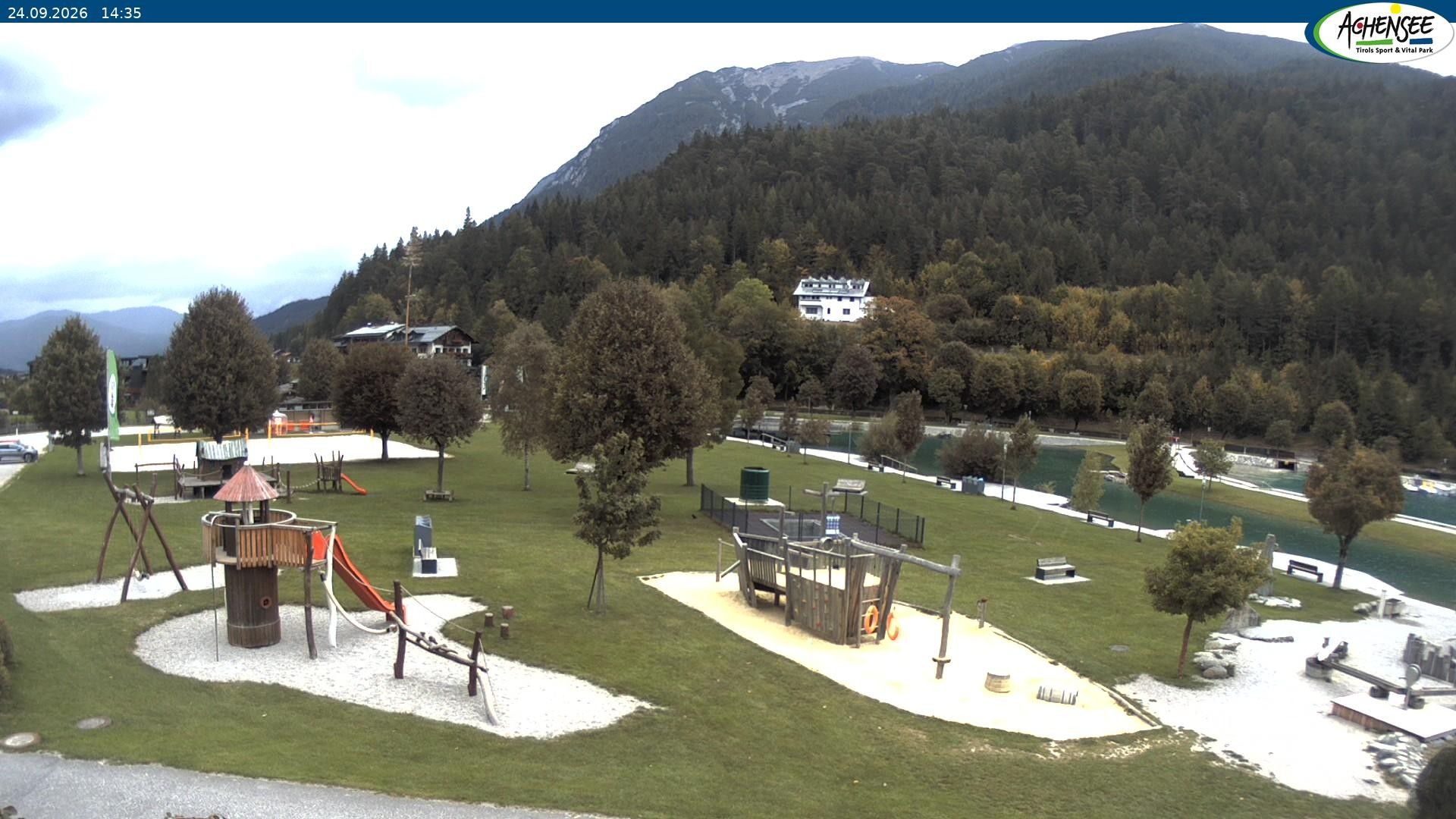 Archiv Foto Webcam Achensee - Badestrand in Achenkirch