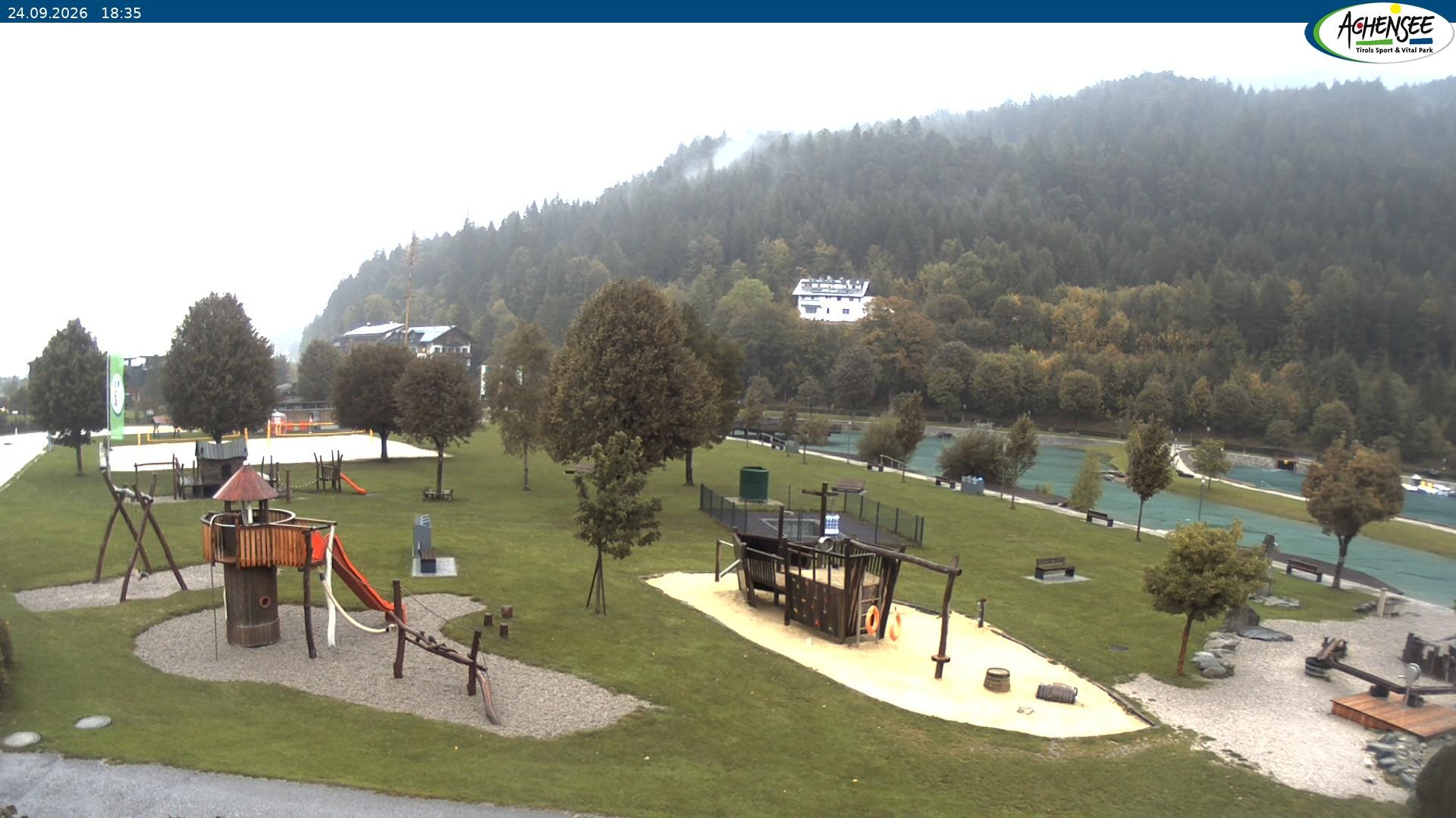 Archiv Foto Webcam Achensee - Badestrand in Achenkirch