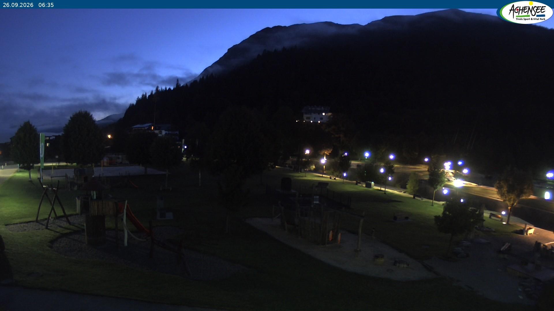 Archiv Foto Webcam Achensee - Badestrand in Achenkirch