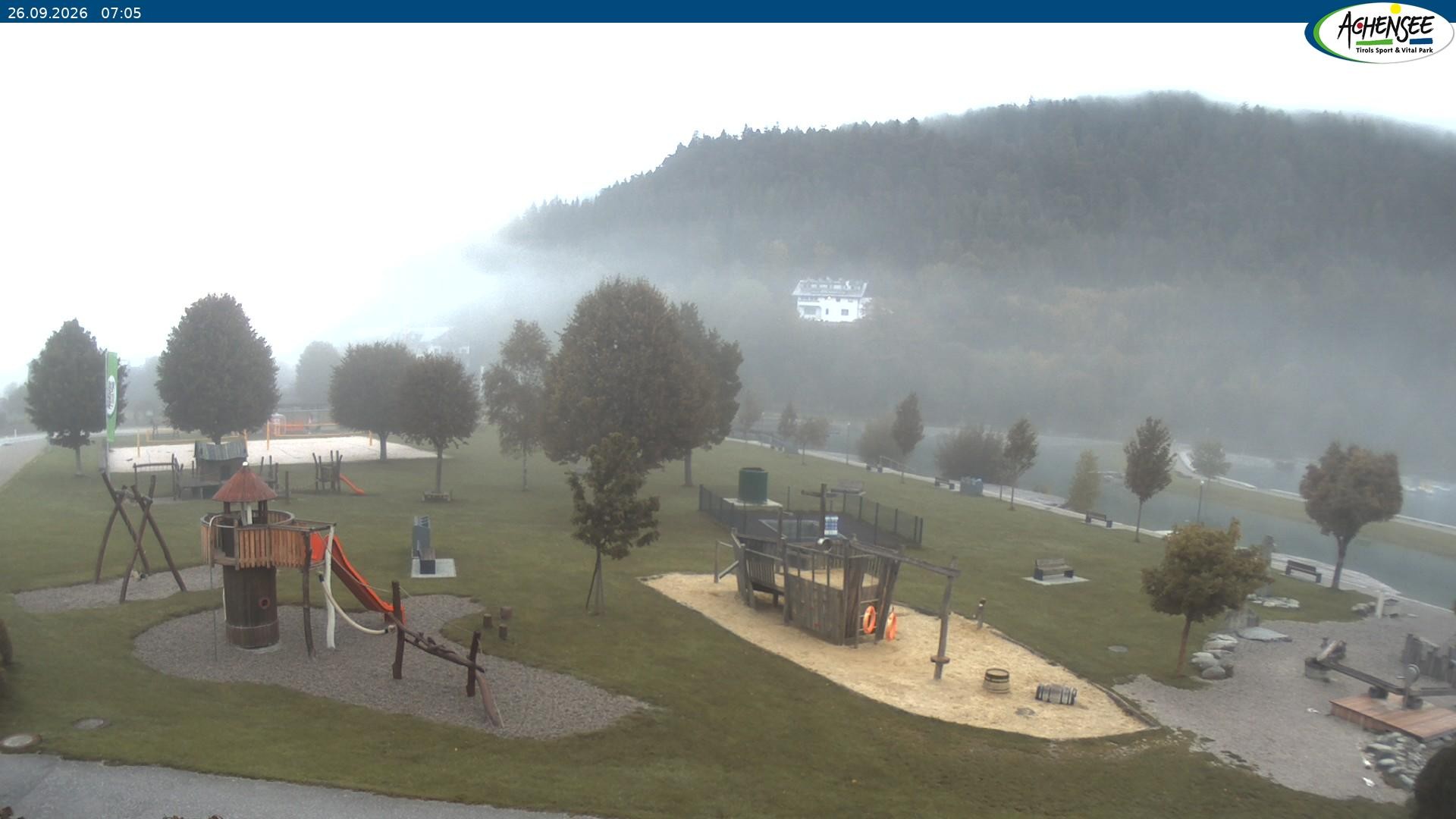 Archiv Foto Webcam Achensee - Badestrand in Achenkirch