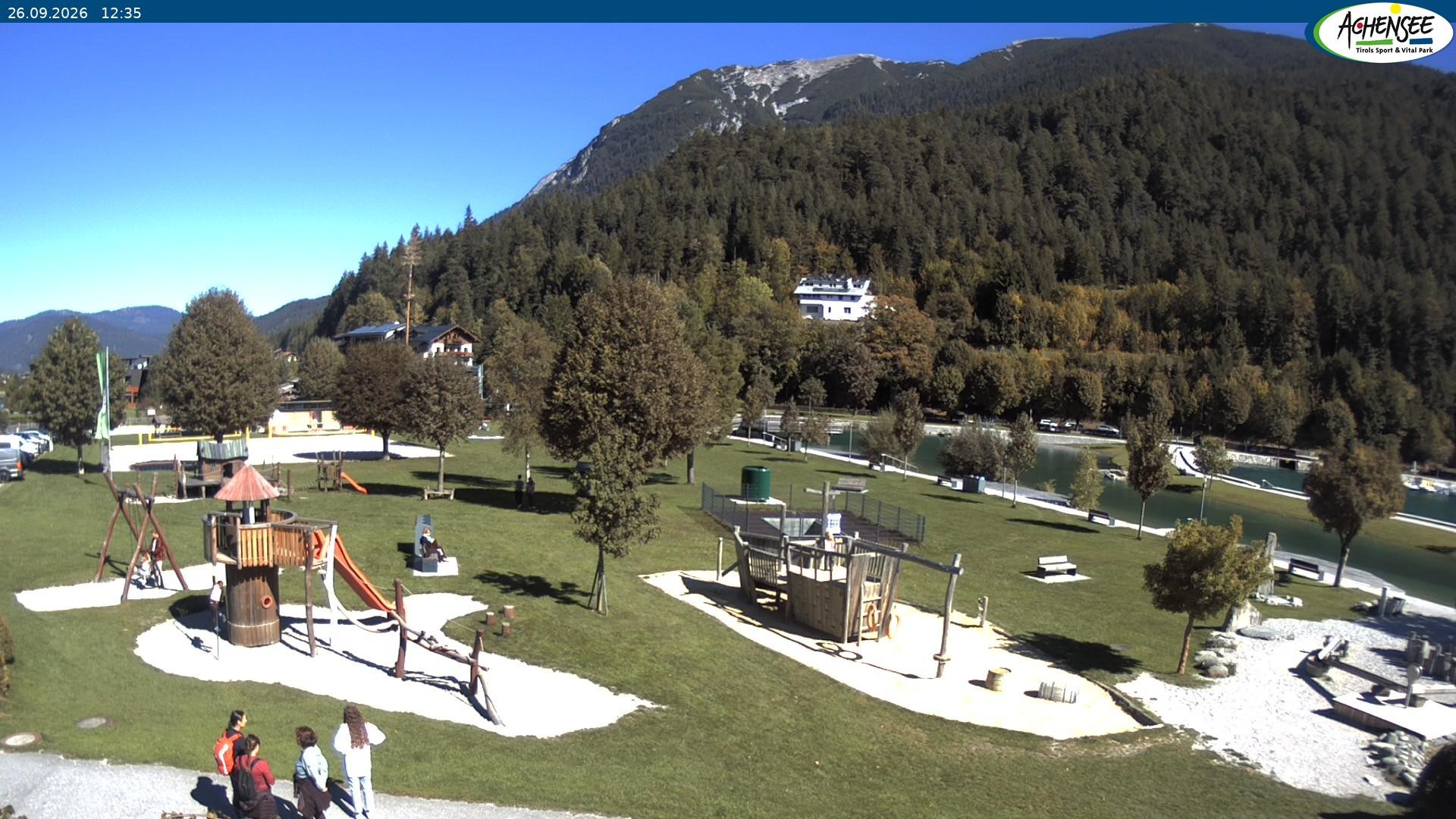 Archiv Foto Webcam Achensee - Badestrand in Achenkirch