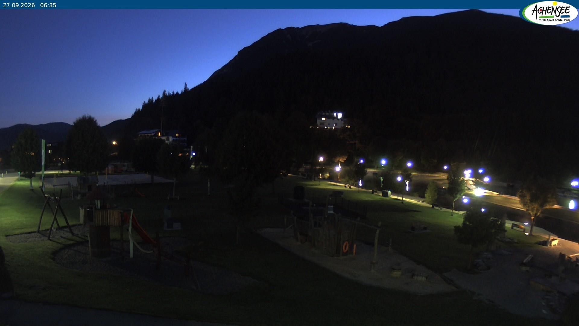 Archiv Foto Webcam Achensee - Badestrand in Achenkirch