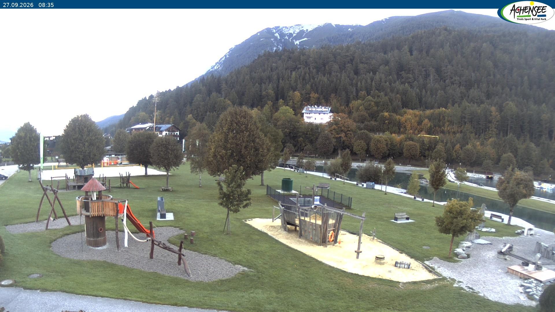 Archiv Foto Webcam Achensee - Badestrand in Achenkirch