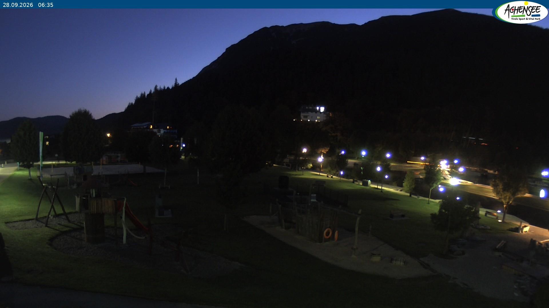 Archiv Foto Webcam Achensee - Badestrand in Achenkirch
