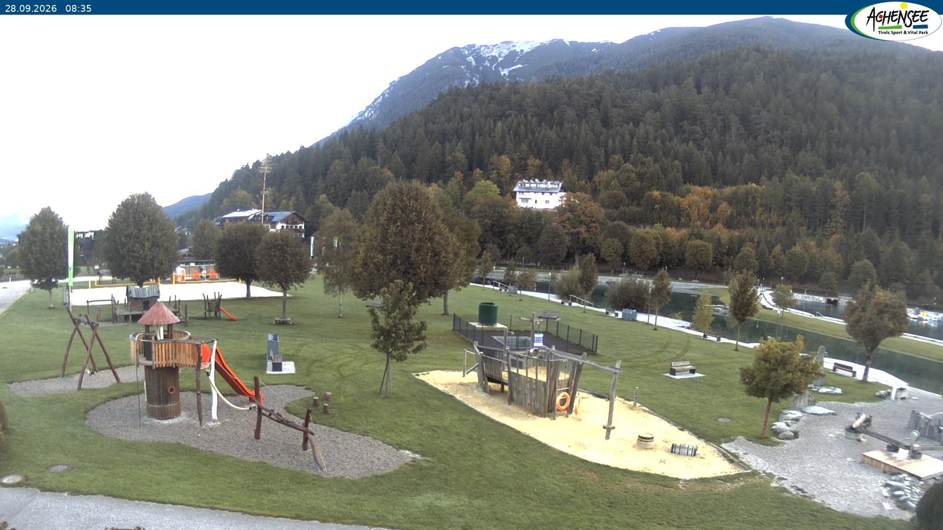 Archiv Foto Webcam Achensee - Badestrand in Achenkirch