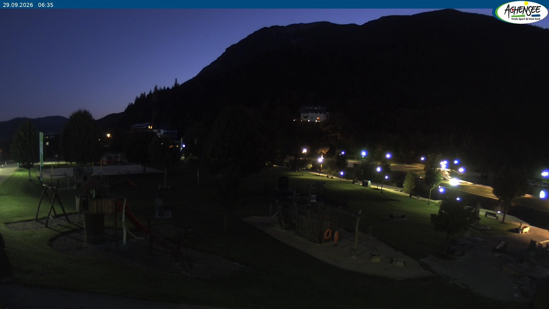 Archiv Foto Webcam Achensee - Badestrand in Achenkirch