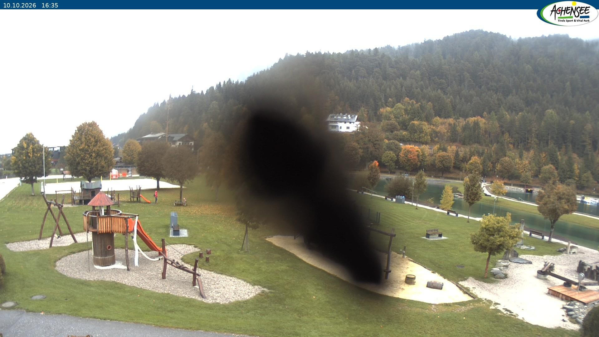 Archived image Webcam Lake Achensee - beach in Achenkirch