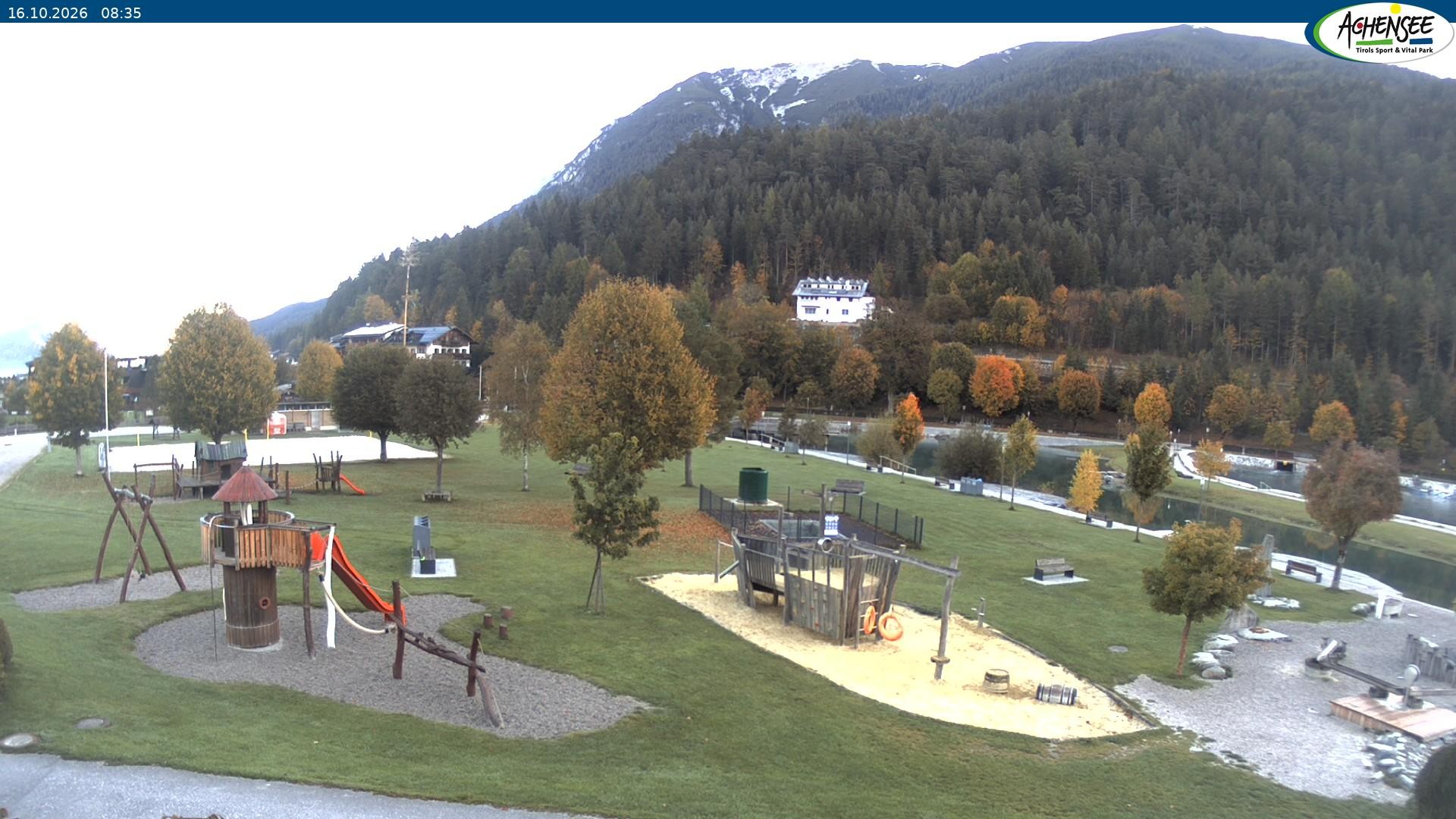Archiv Foto Webcam Achensee - Badestrand in Achenkirch