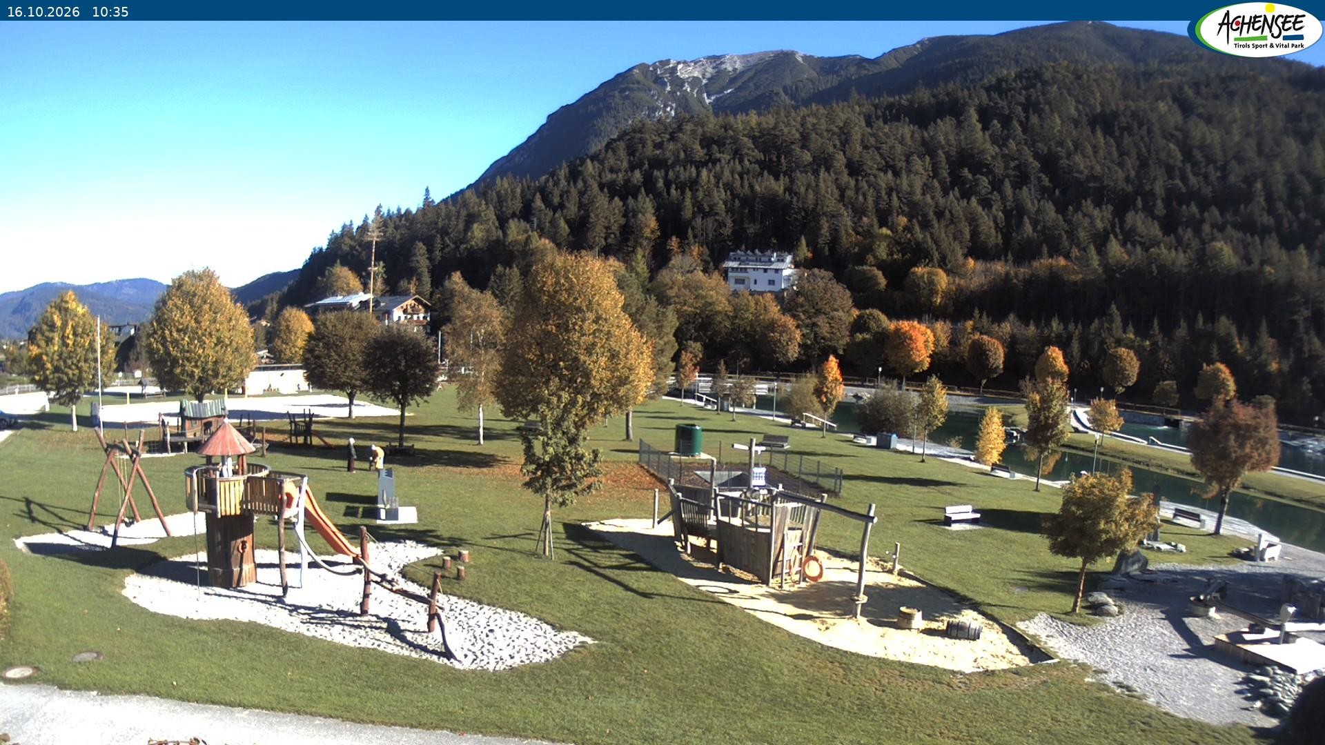 Archiv Foto Webcam Achensee - Badestrand in Achenkirch