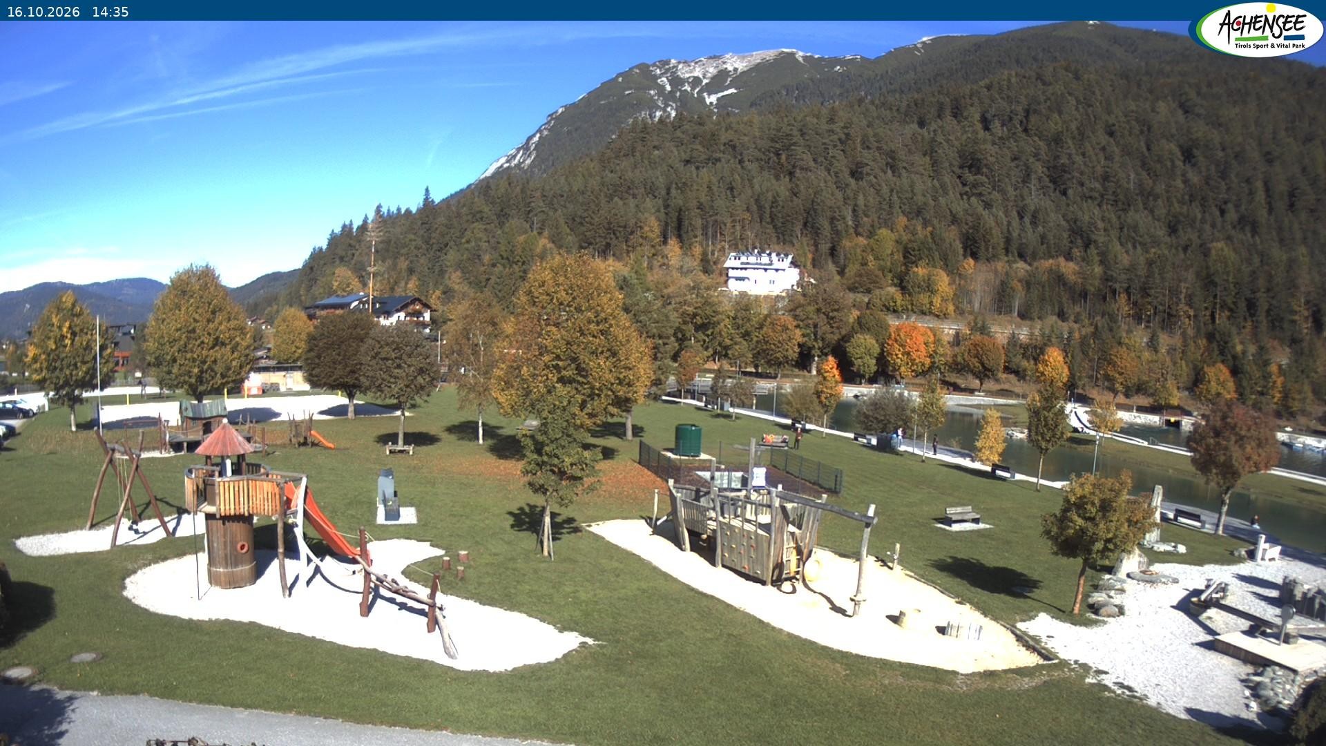 Archiv Foto Webcam Achensee - Badestrand in Achenkirch