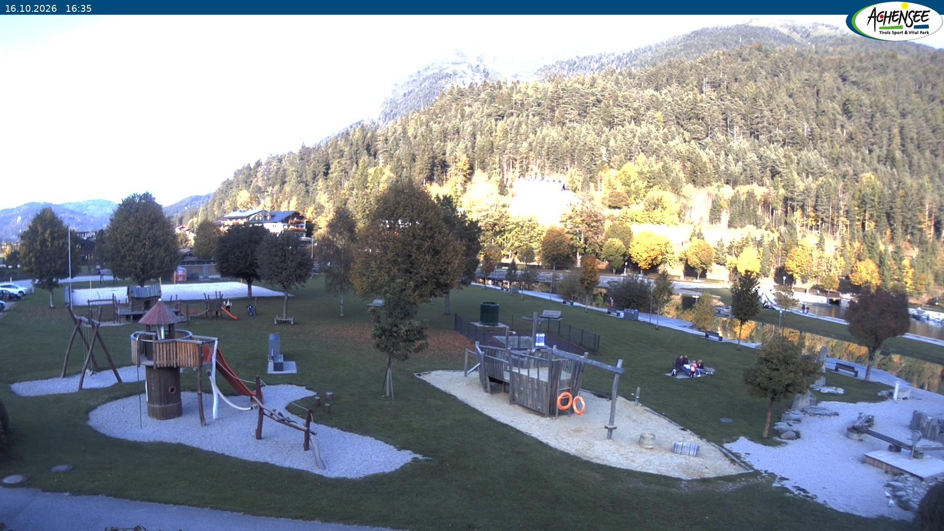 Archiv Foto Webcam Achensee - Badestrand in Achenkirch