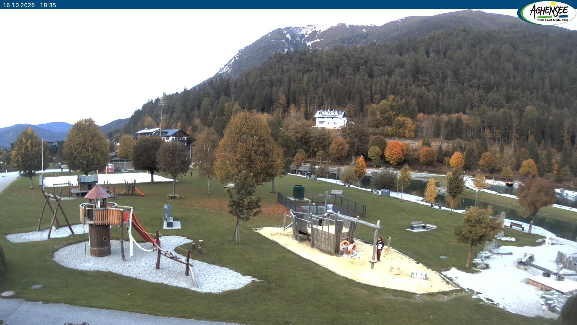 Archiv Foto Webcam Achensee - Badestrand in Achenkirch