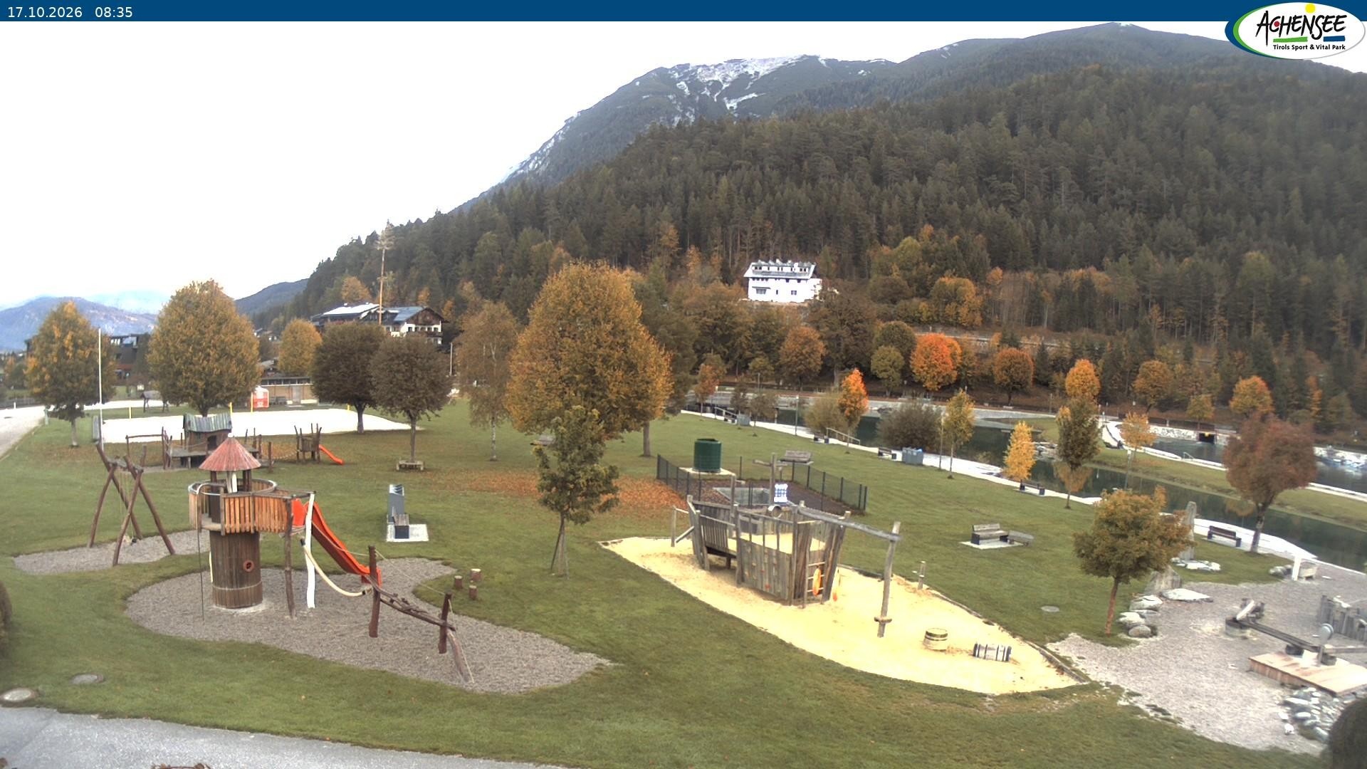 Archiv Foto Webcam Achensee - Badestrand in Achenkirch