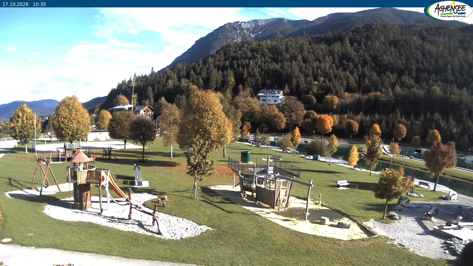 Archiv Foto Webcam Achensee - Badestrand in Achenkirch