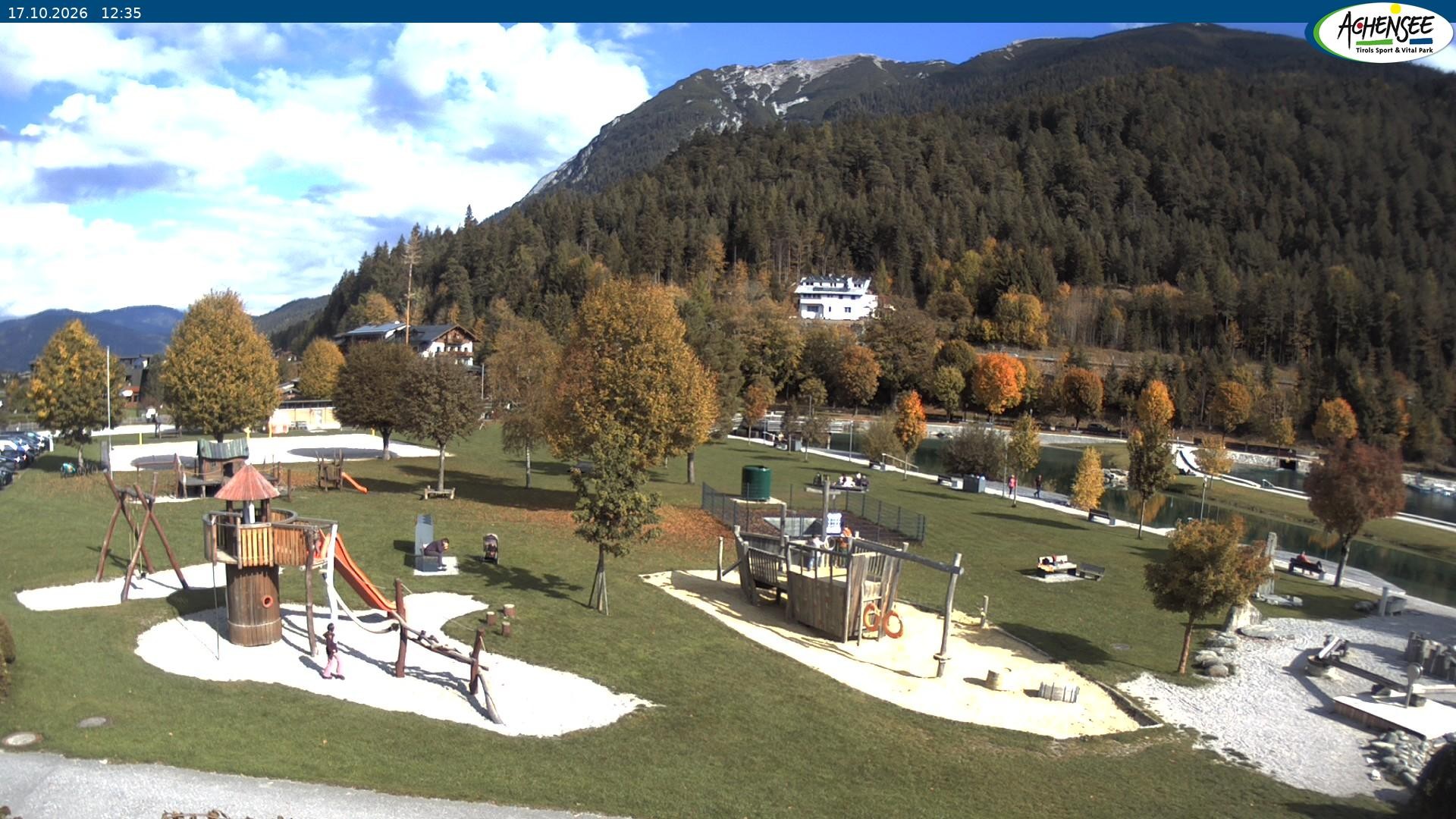 Archiv Foto Webcam Achensee - Badestrand in Achenkirch