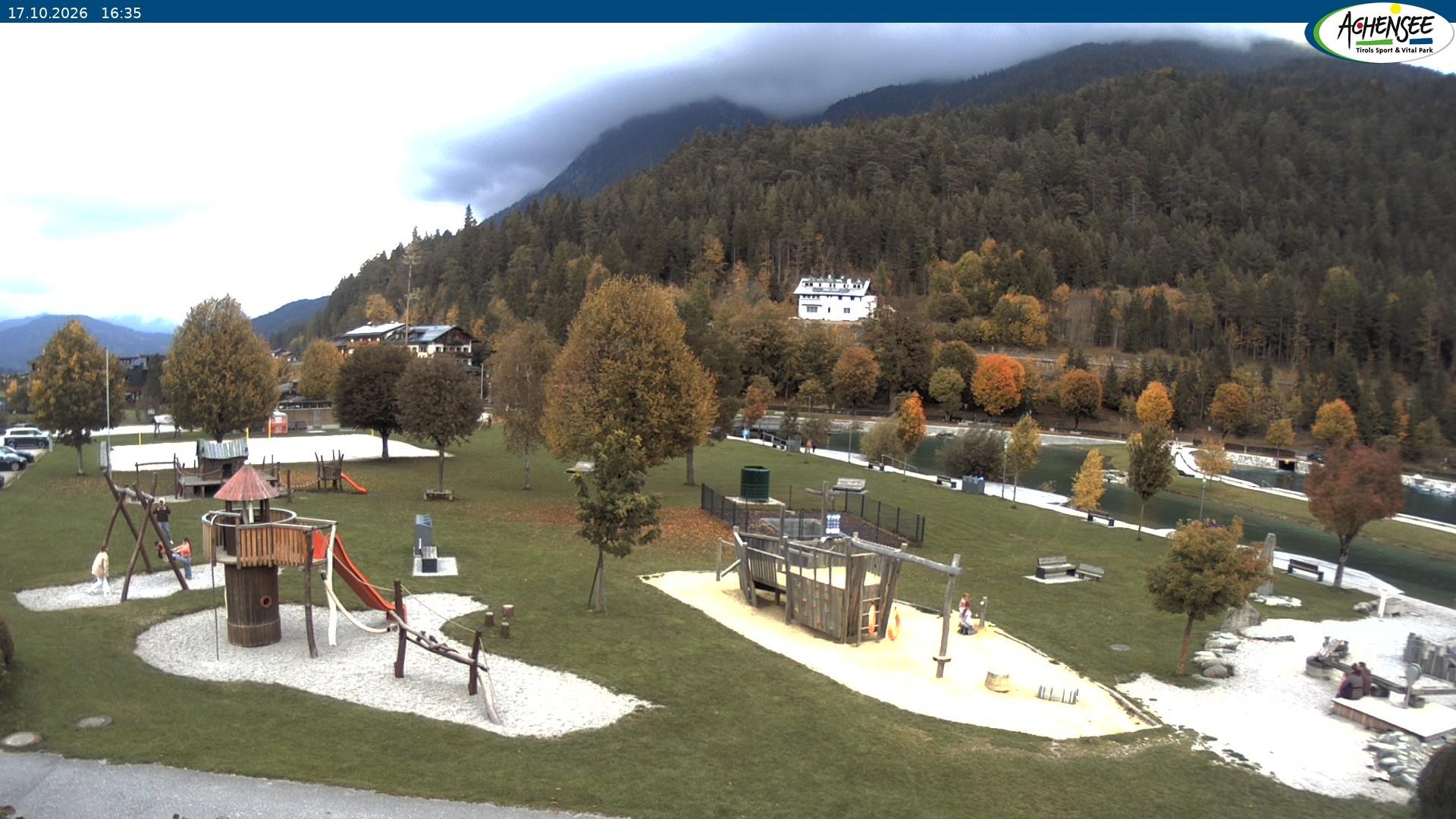 Archiv Foto Webcam Achensee - Badestrand in Achenkirch