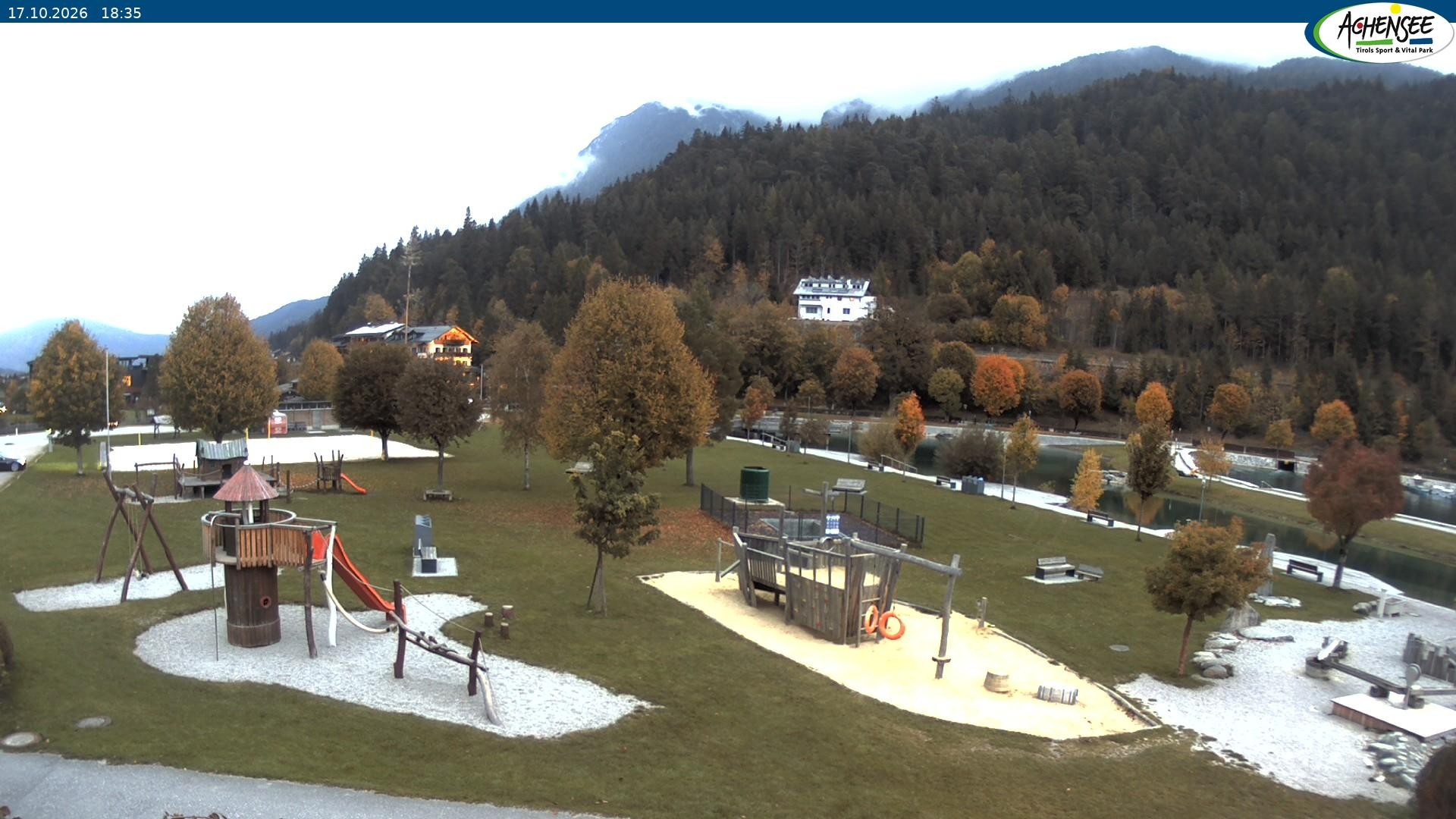Archiv Foto Webcam Achensee - Badestrand in Achenkirch