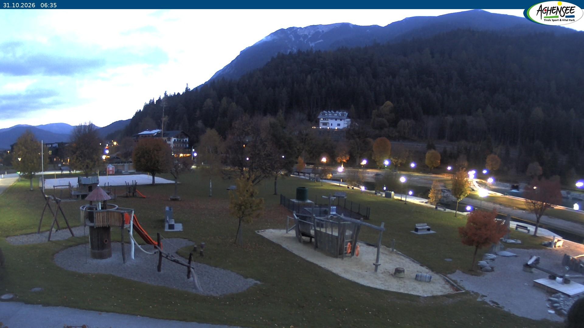 Archiv Foto Webcam Achensee - Badestrand in Achenkirch