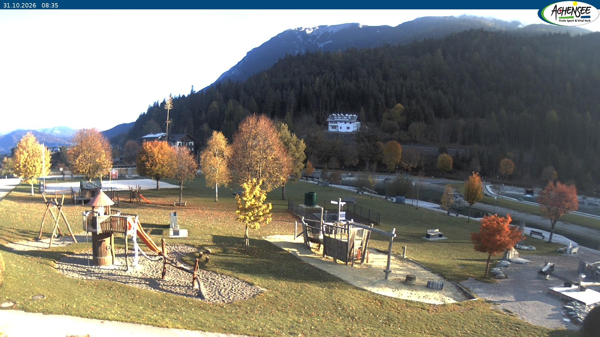 Archiv Foto Webcam Achensee - Badestrand in Achenkirch