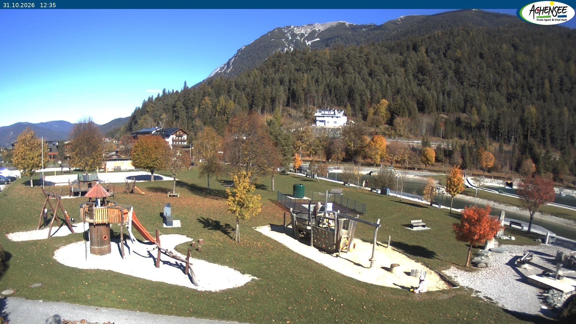 Archiv Foto Webcam Achensee - Badestrand in Achenkirch