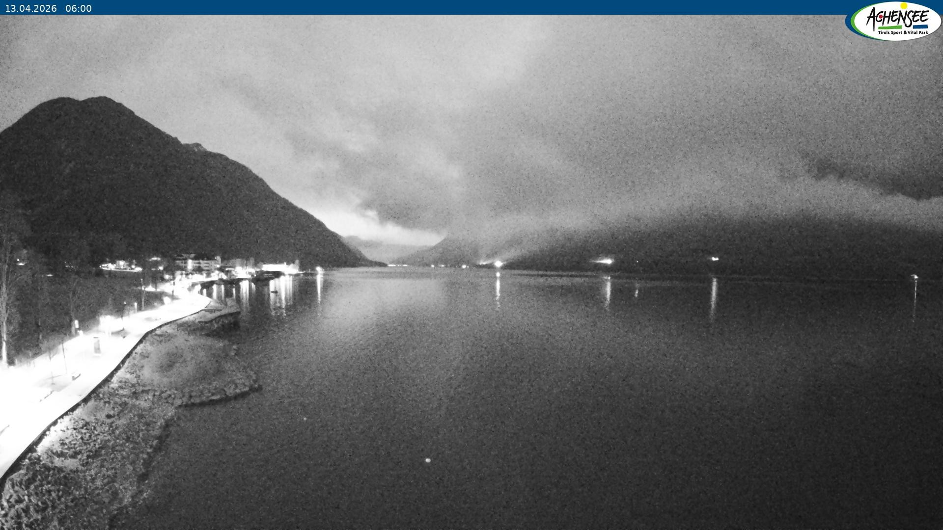 Archived image Webcam Pertisau at Achensee, footbridge