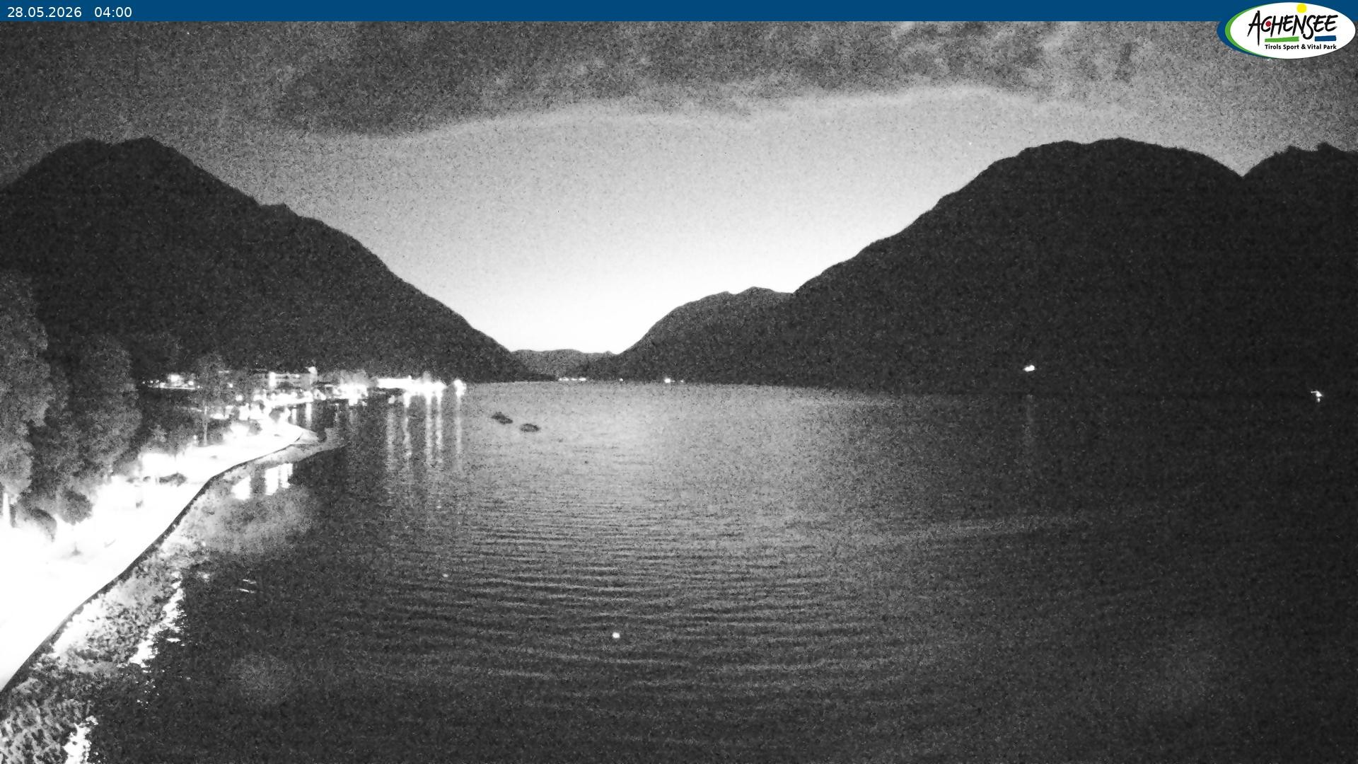 Archived image Webcam Pertisau at Achensee, footbridge