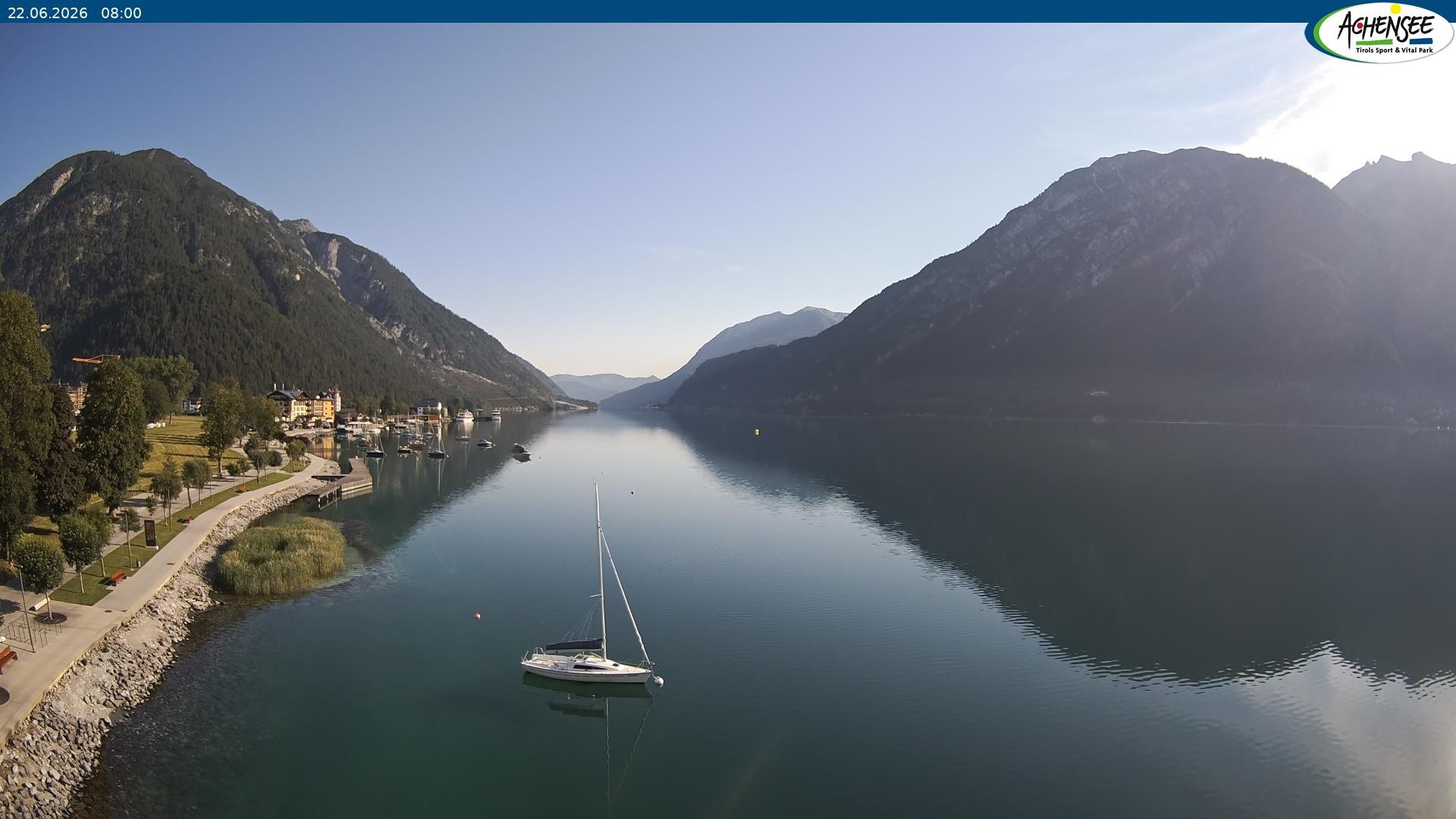 Archiv Foto Webcam Pertisau am Achensee, Hochsteg