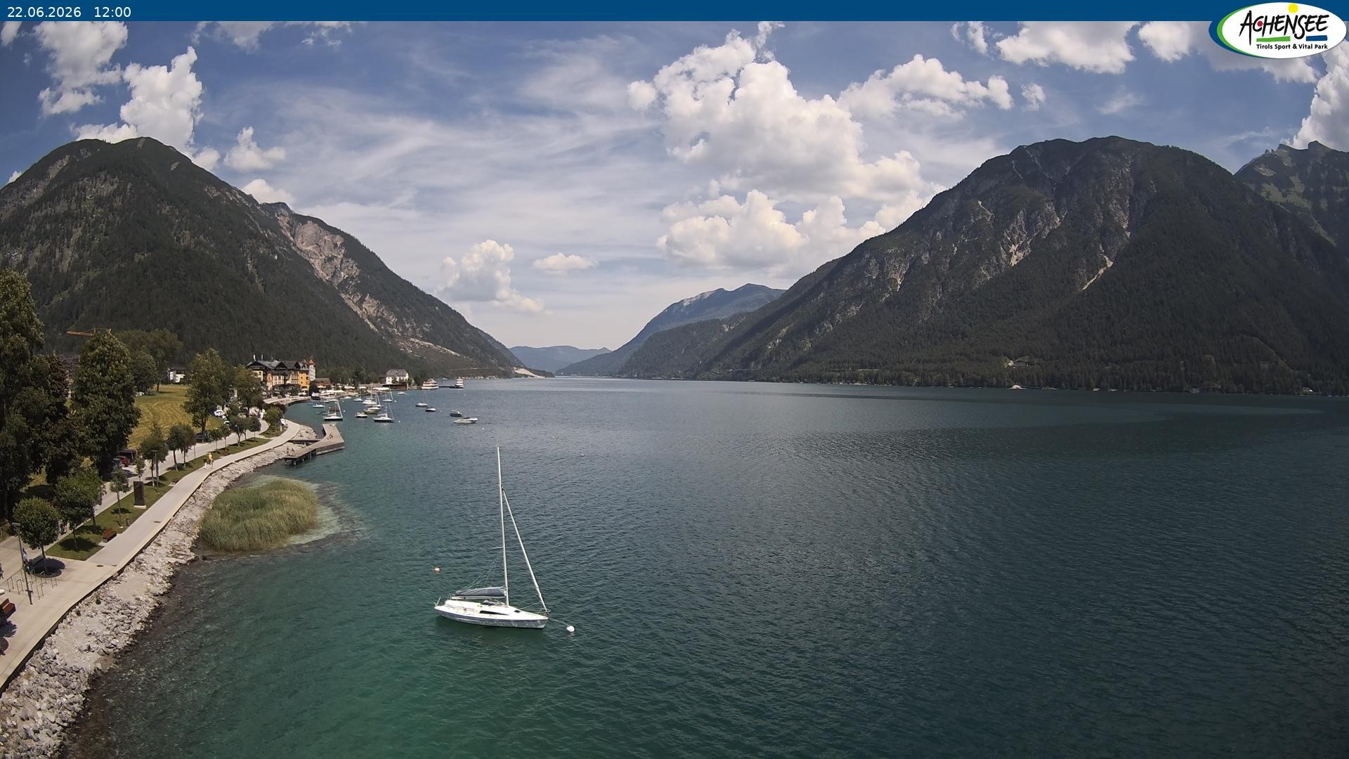 Archiv Foto Webcam Pertisau am Achensee, Hochsteg
