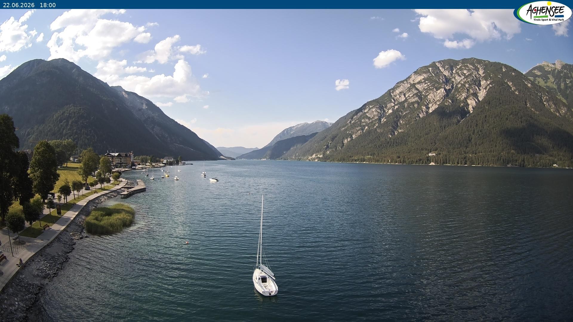 Archiv Foto Webcam Pertisau am Achensee, Hochsteg